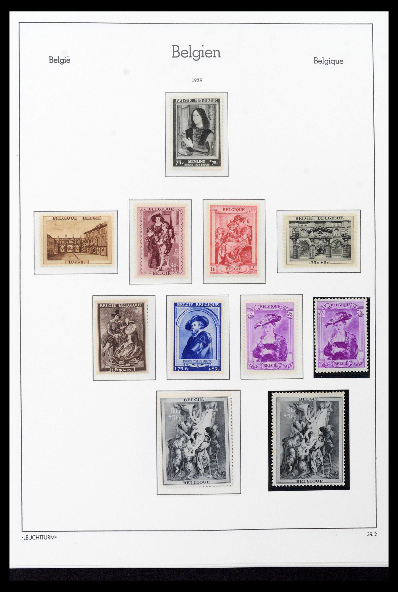 39137 0071 - Stamp collection 39137 Belgium 1849-2002.