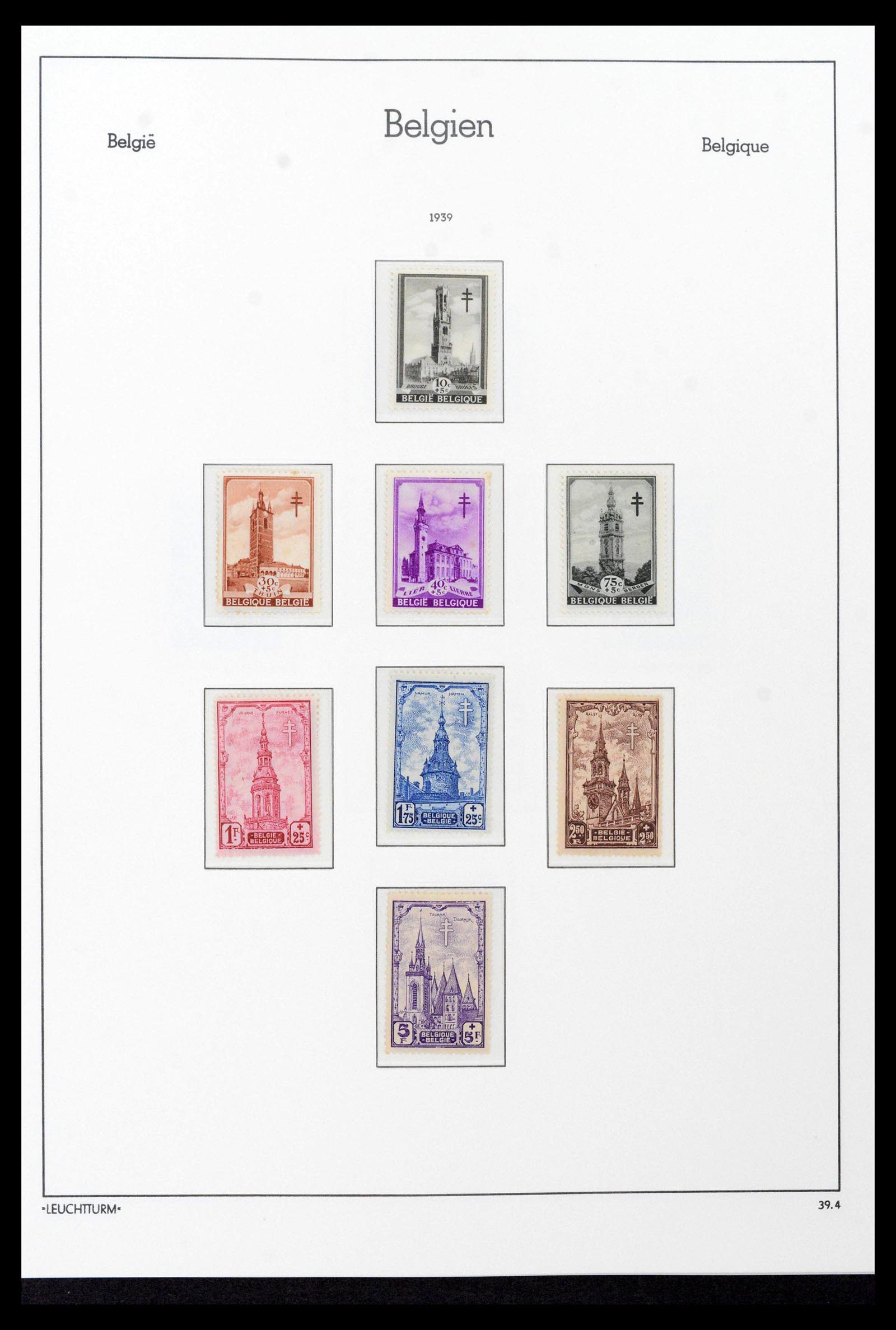 39137 0073 - Postzegelverzameling 39137 België 1849-2002.