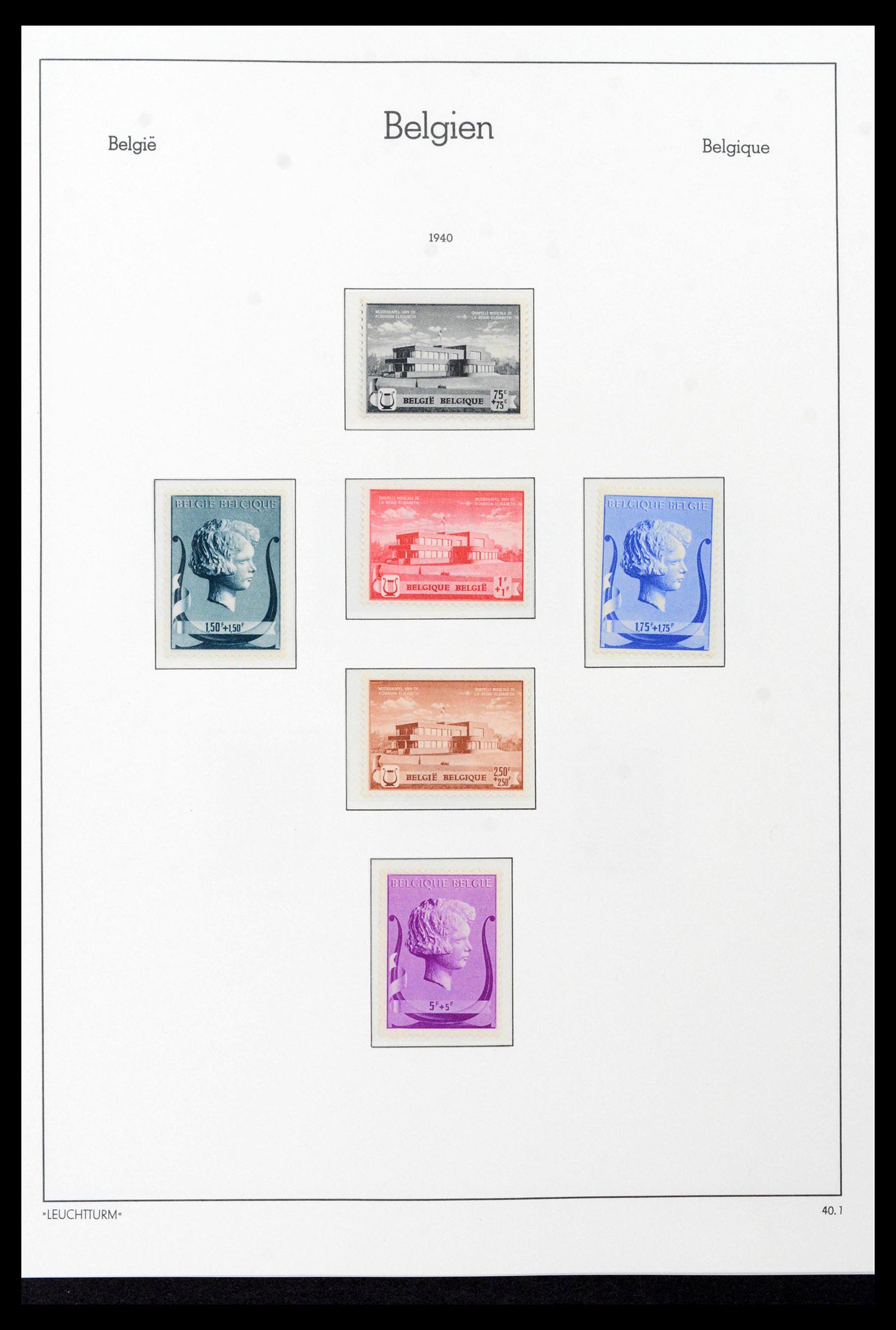 39137 0074 - Stamp collection 39137 Belgium 1849-2002.