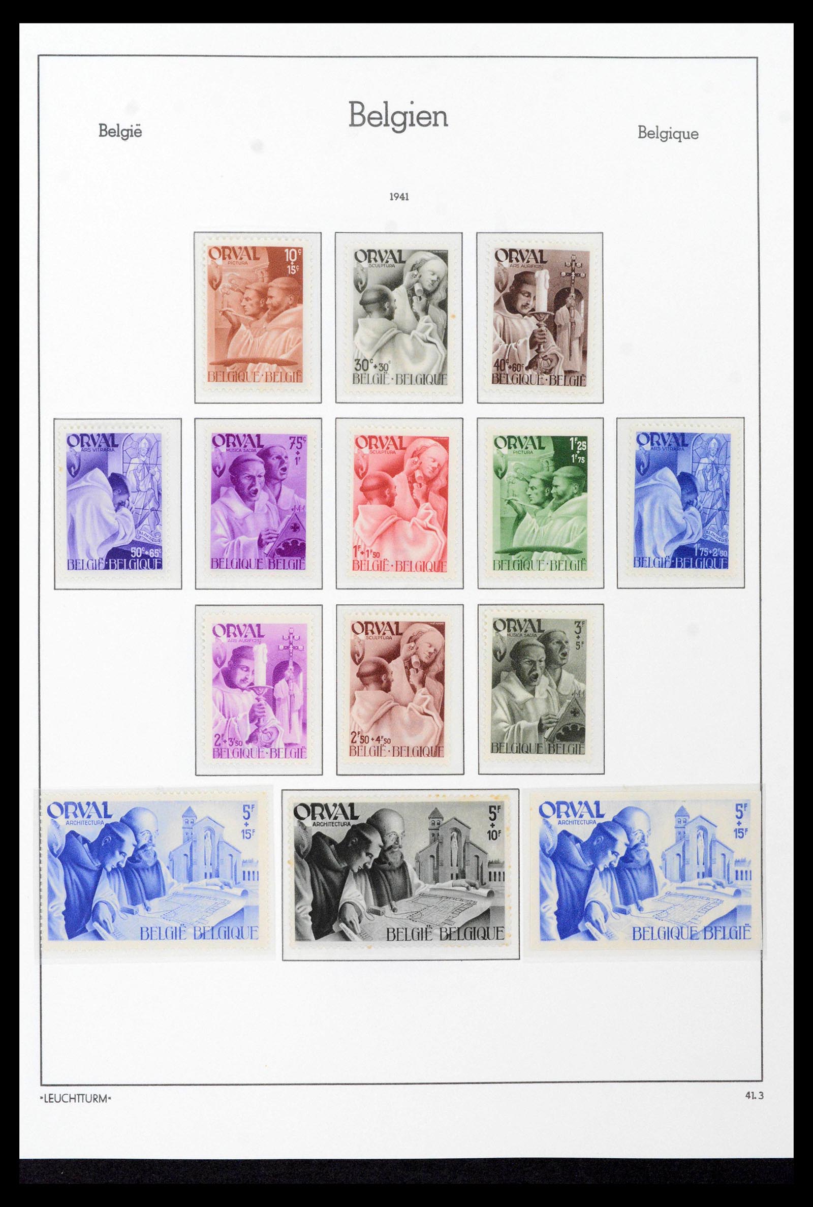 39137 0077 - Postzegelverzameling 39137 België 1849-2002.