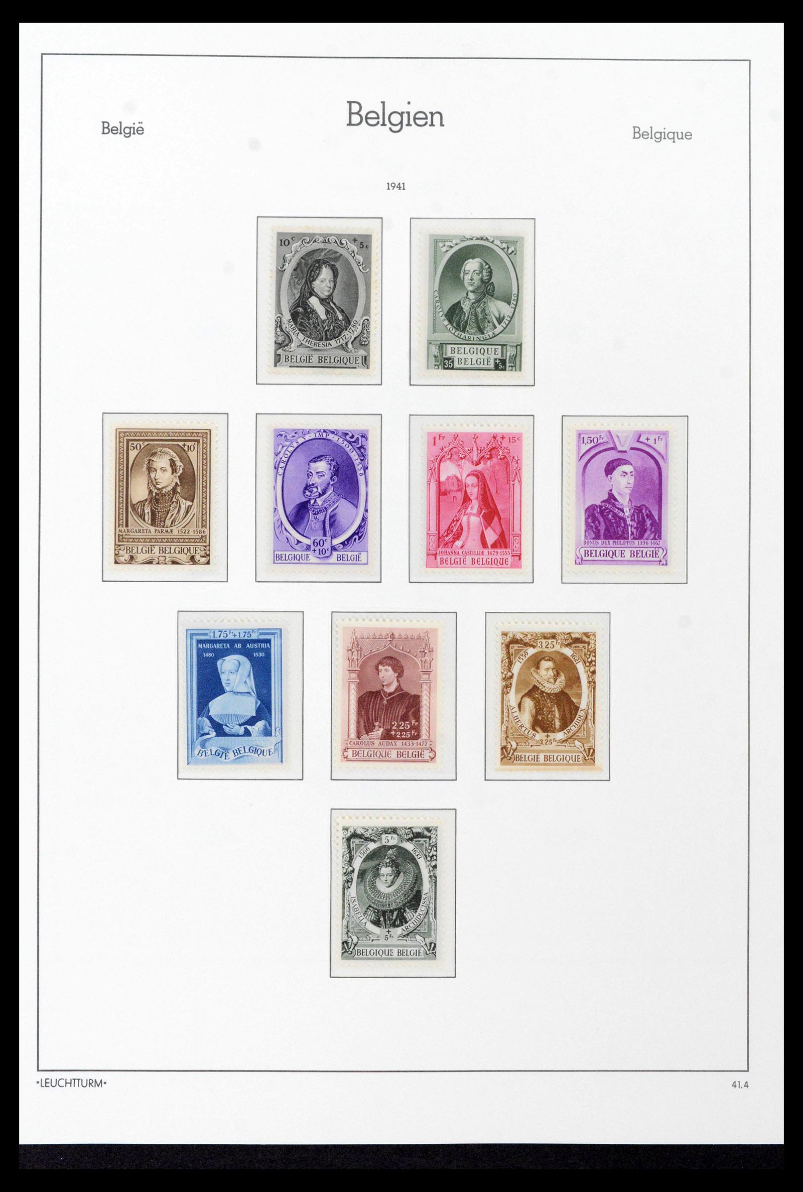 39137 0078 - Stamp collection 39137 Belgium 1849-2002.