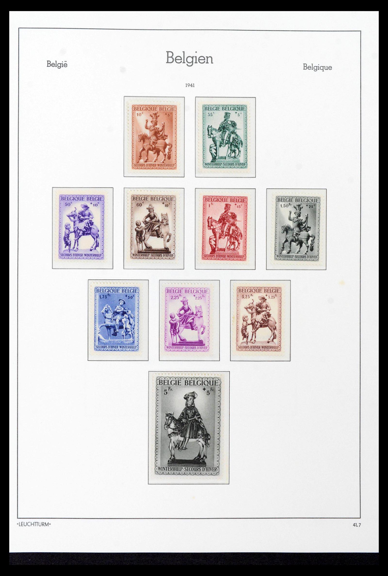 39137 0081 - Postzegelverzameling 39137 België 1849-2002.