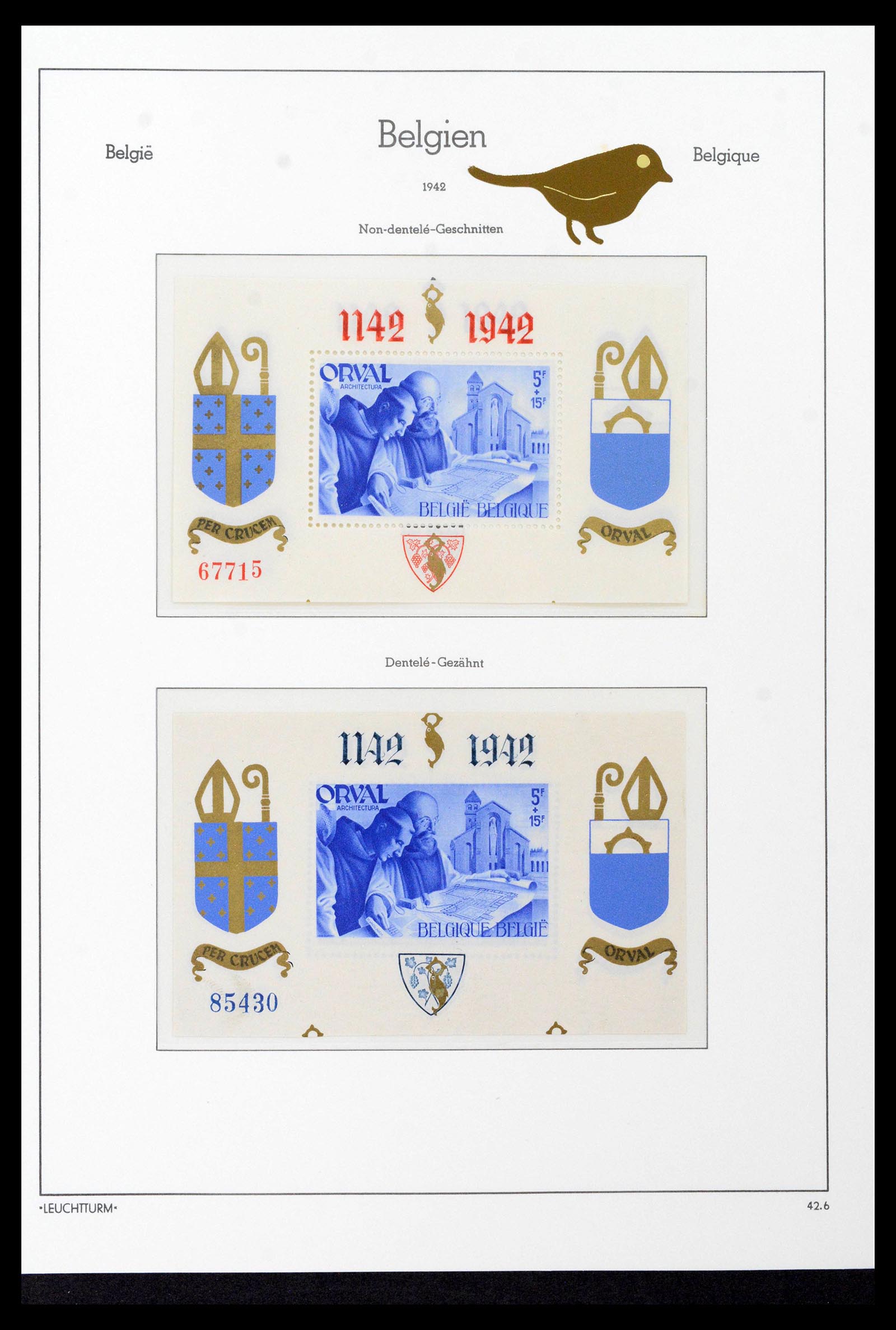 39137 0089 - Stamp collection 39137 Belgium 1849-2002.