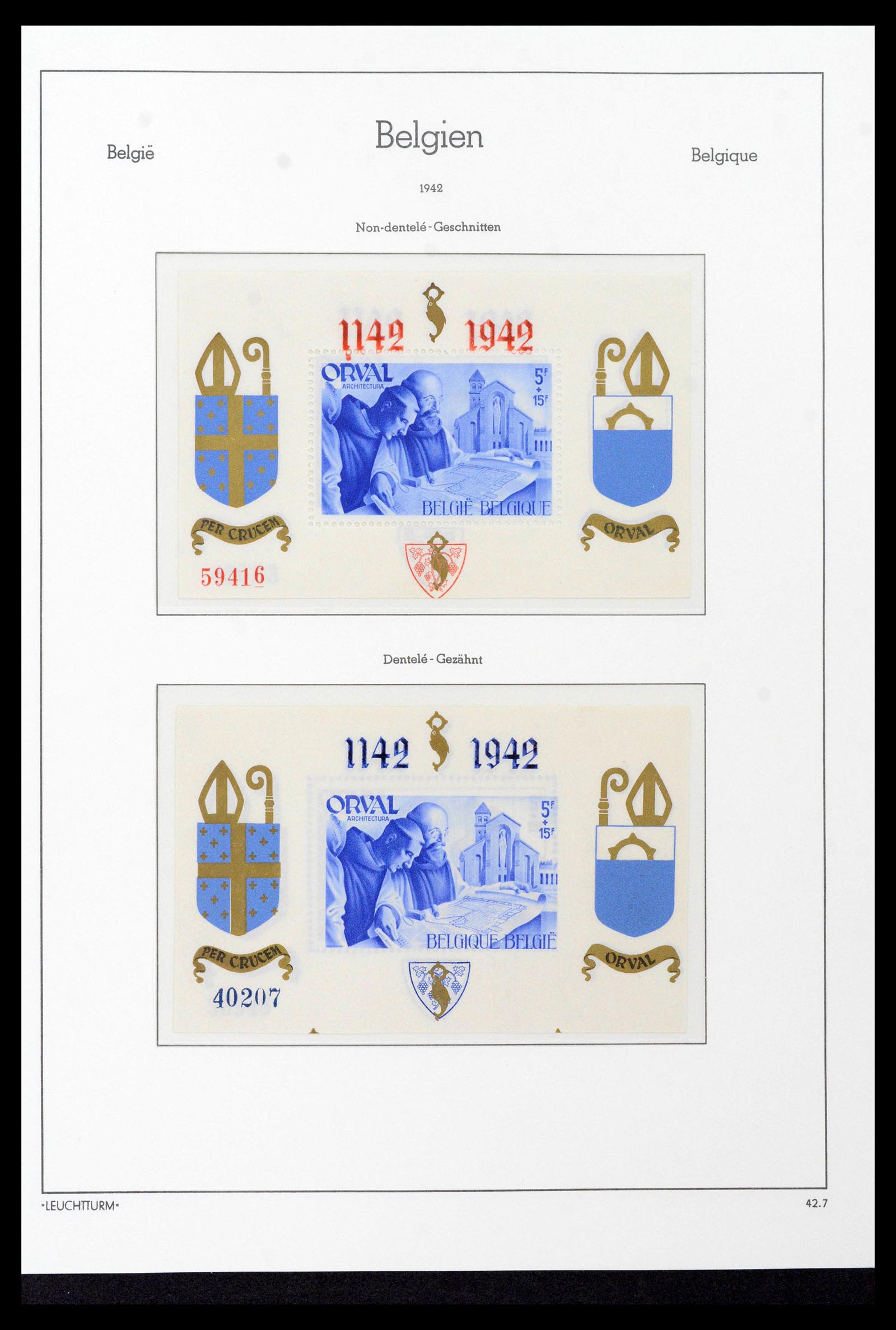 39137 0090 - Stamp collection 39137 Belgium 1849-2002.