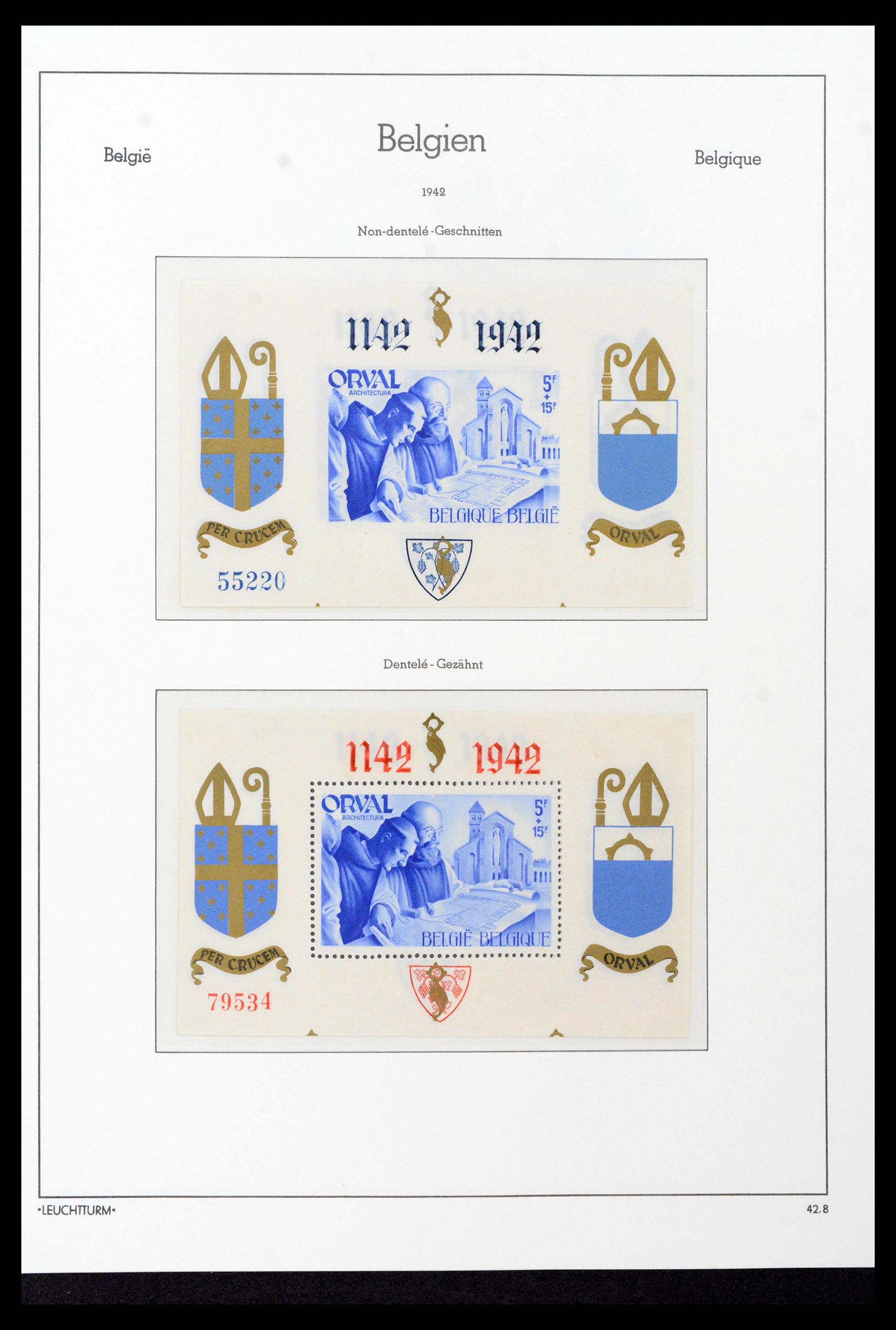 39137 0091 - Postzegelverzameling 39137 België 1849-2002.