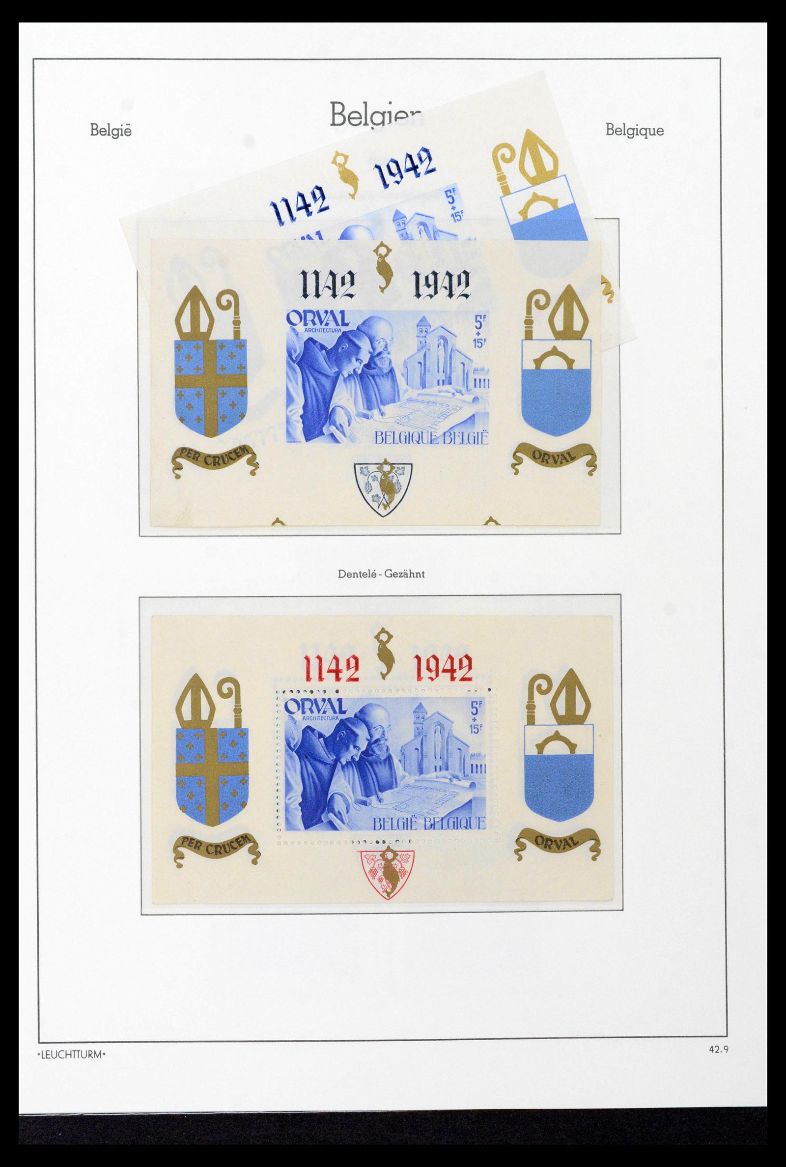 39137 0092 - Postzegelverzameling 39137 België 1849-2002.