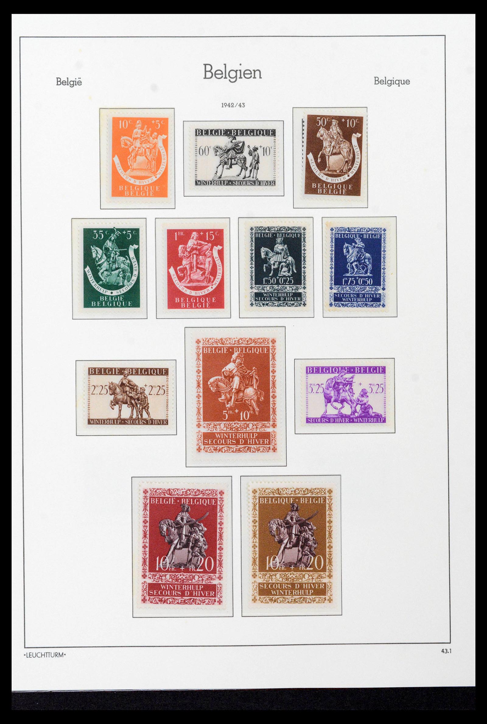 39137 0093 - Stamp collection 39137 Belgium 1849-2002.