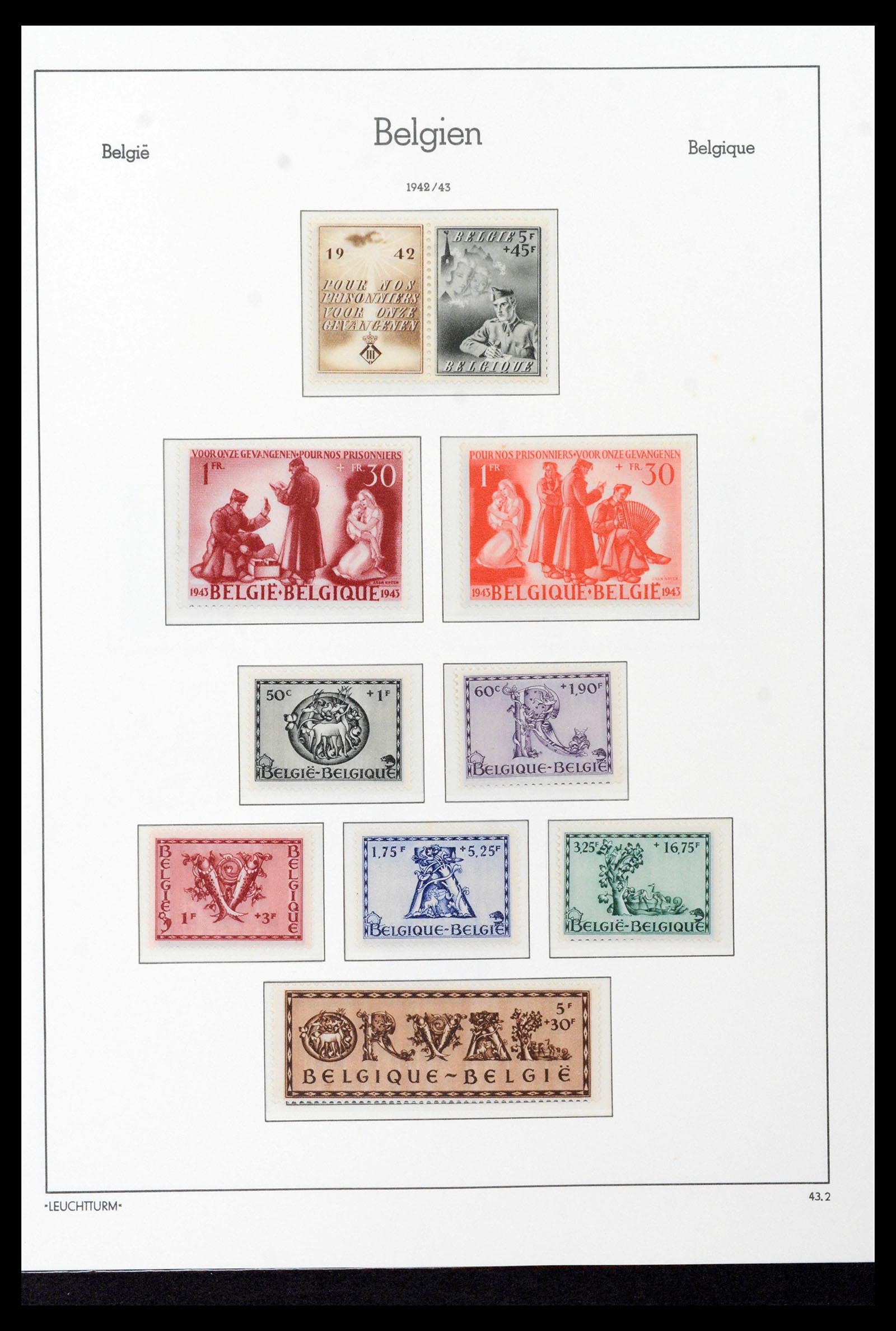 39137 0094 - Stamp collection 39137 Belgium 1849-2002.
