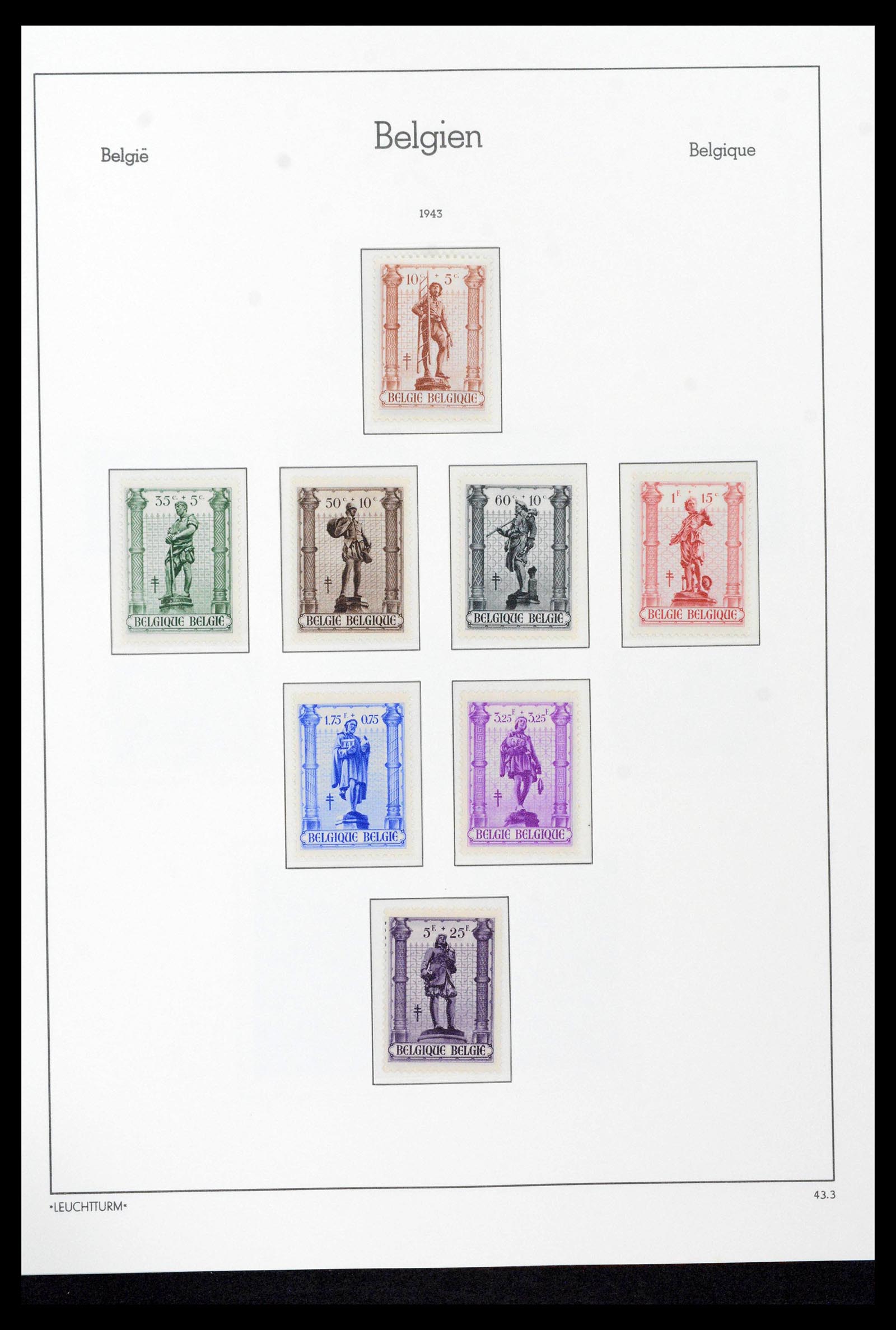 39137 0095 - Postzegelverzameling 39137 België 1849-2002.