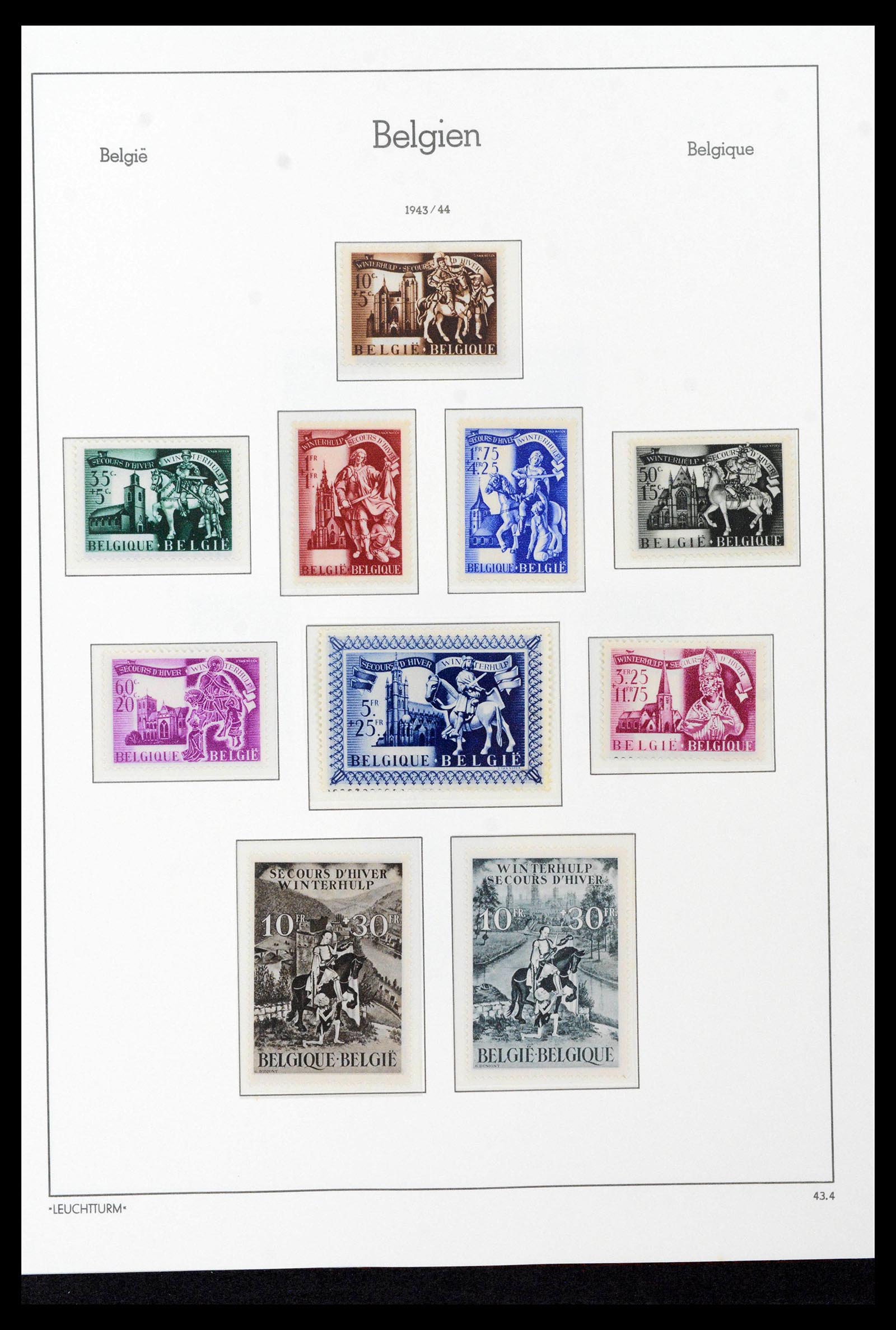 39137 0096 - Postzegelverzameling 39137 België 1849-2002.