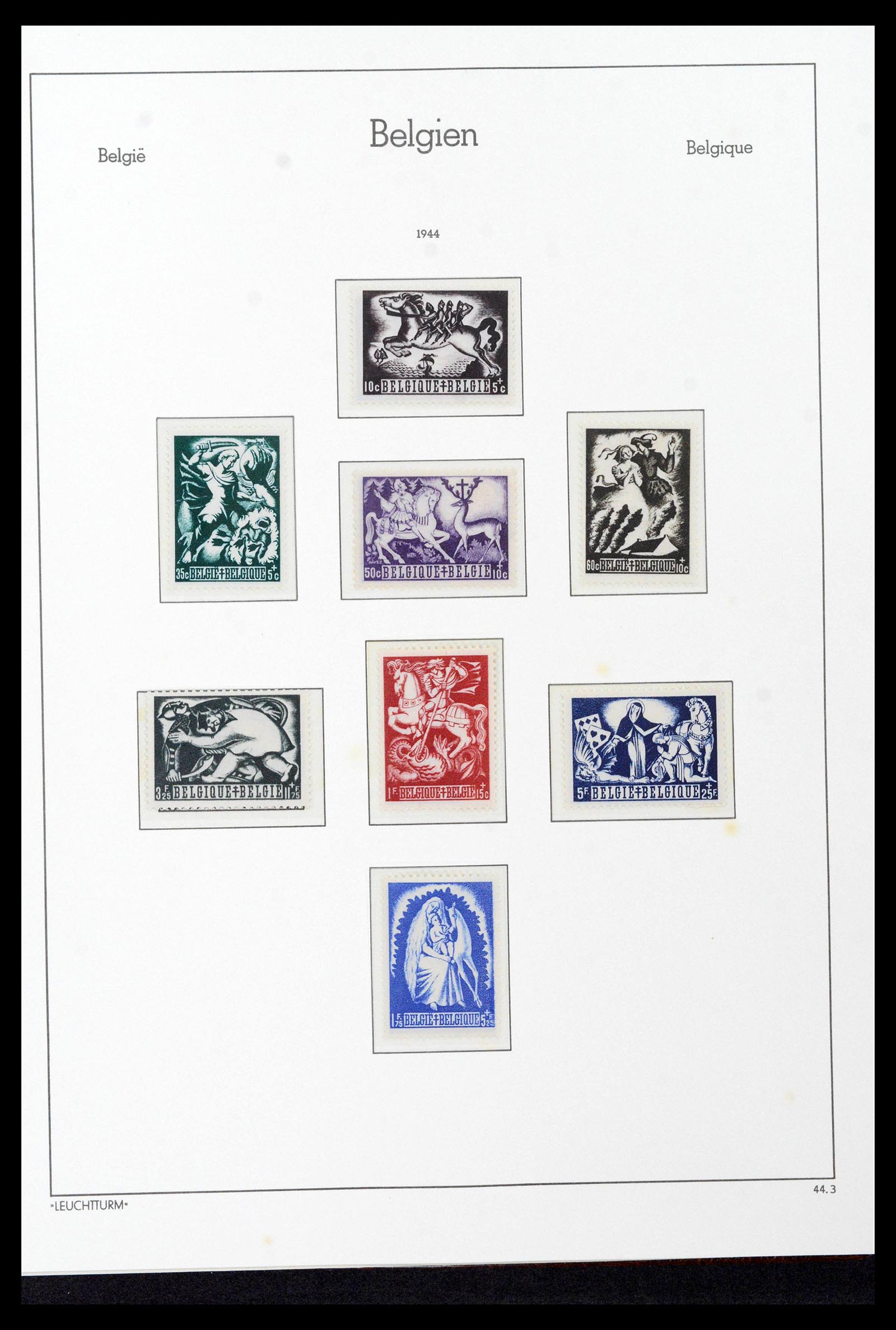 39137 0099 - Stamp collection 39137 Belgium 1849-2002.