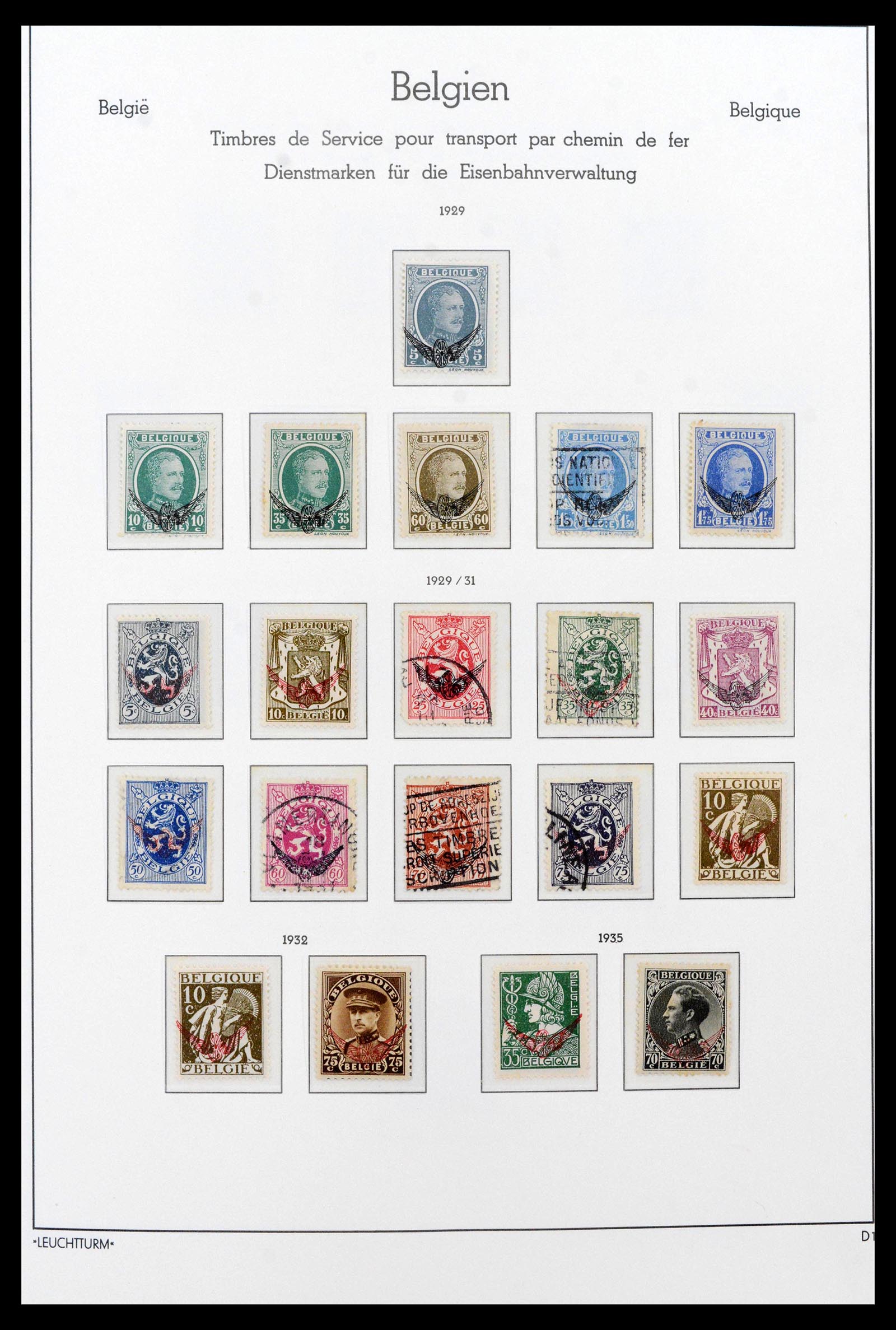 39137 0100 - Stamp collection 39137 Belgium 1849-2002.
