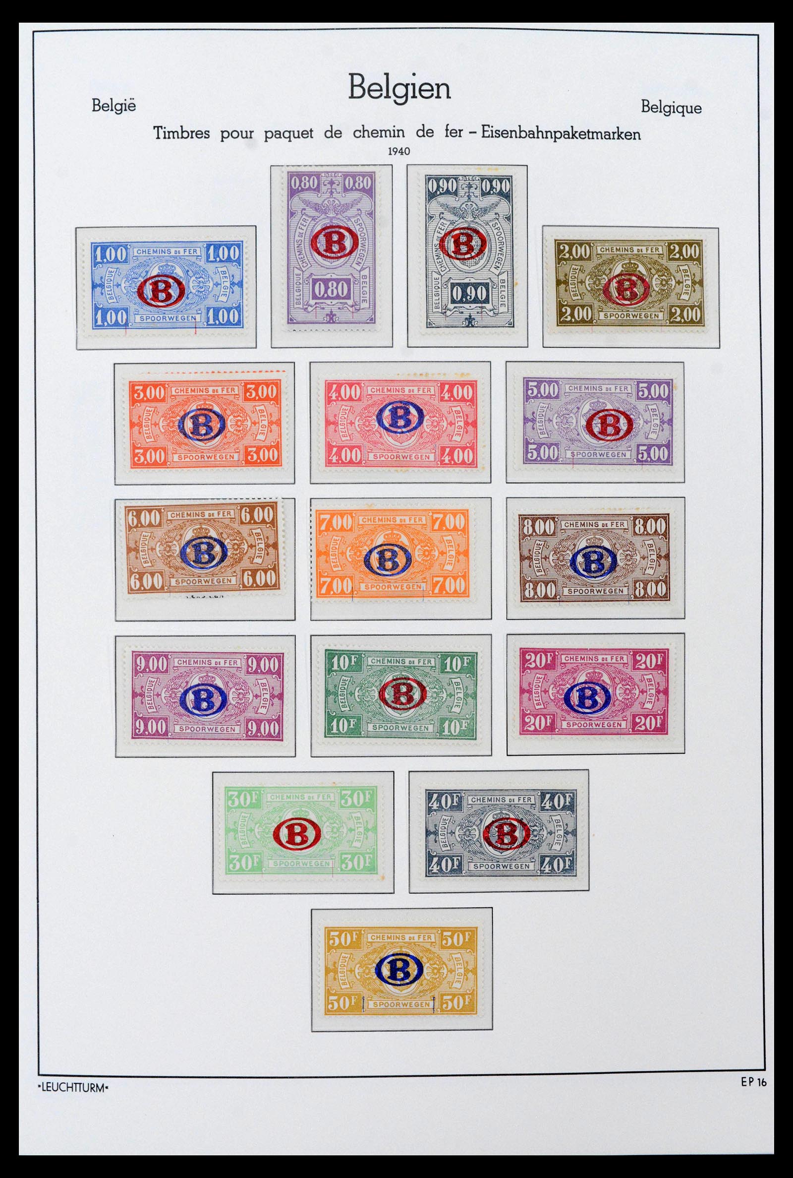 39137 0122 - Postzegelverzameling 39137 België 1849-2002.