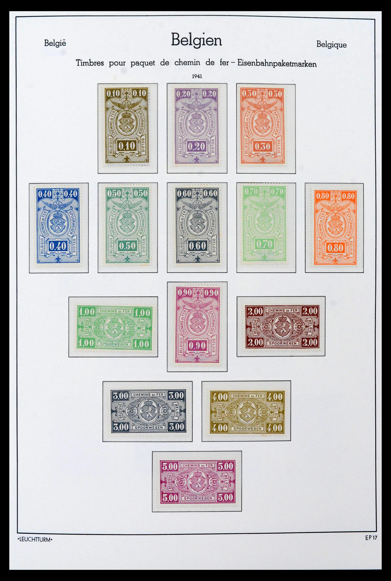 39137 0123 - Postzegelverzameling 39137 België 1849-2002.