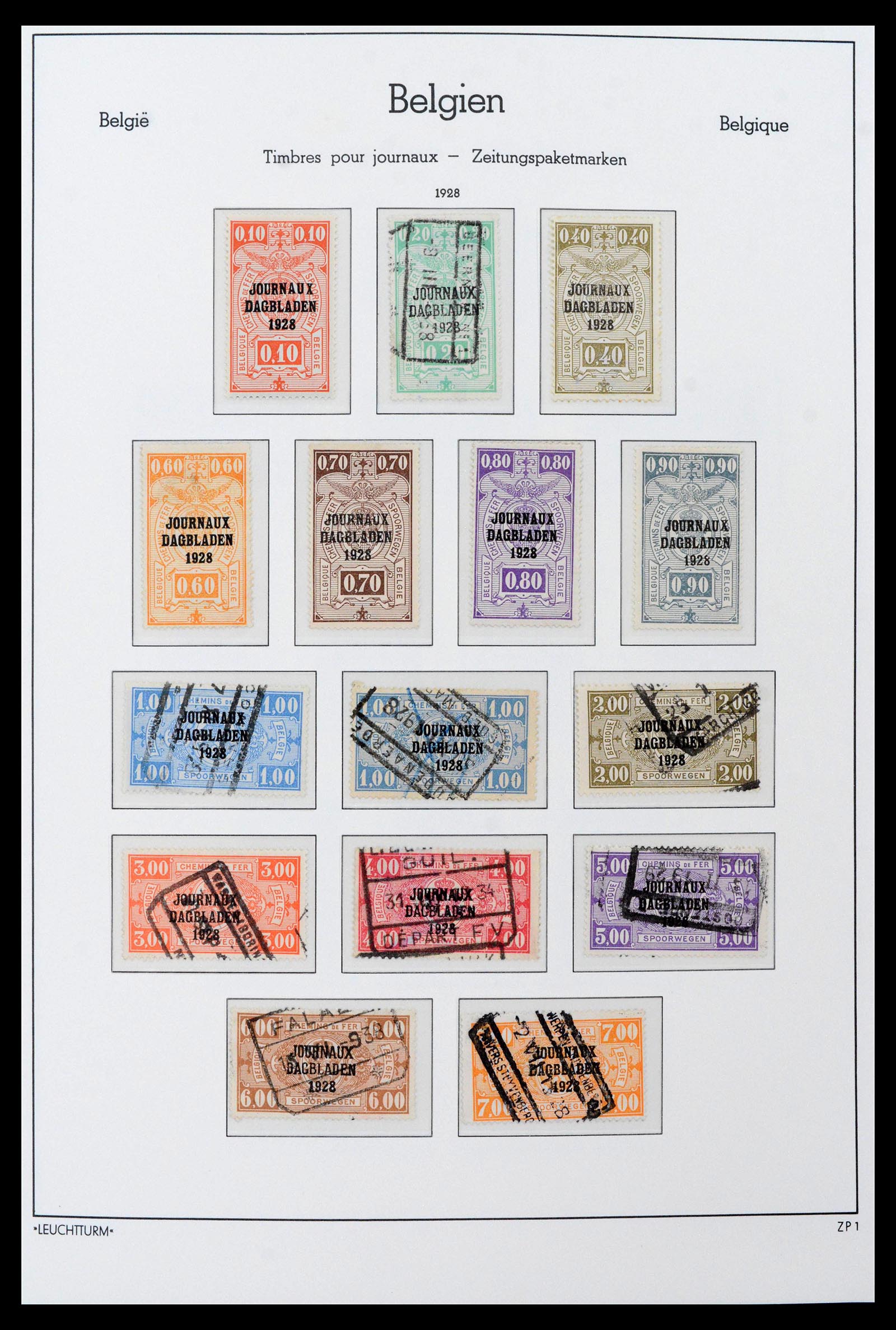 39137 0125 - Postzegelverzameling 39137 België 1849-2002.