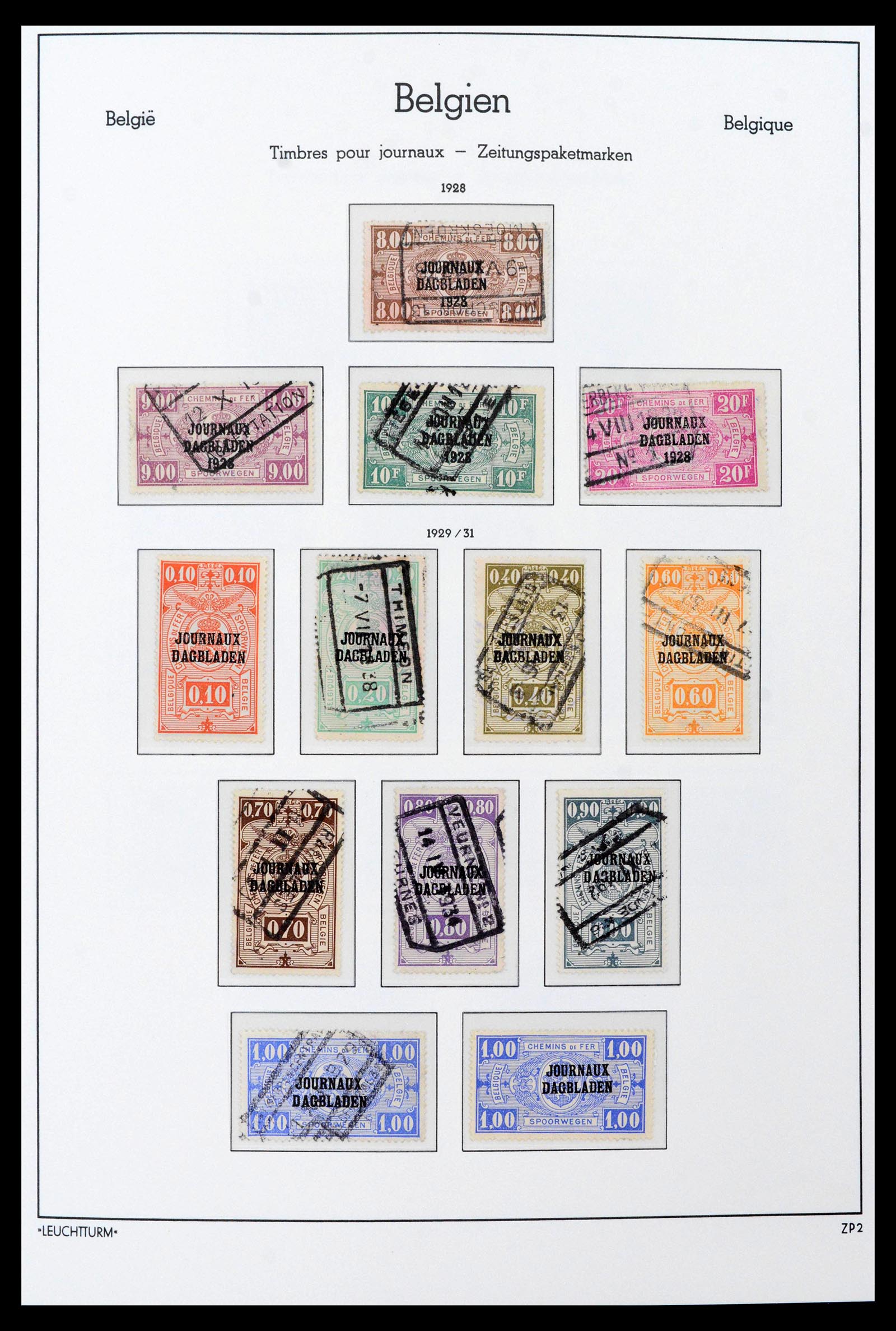 39137 0126 - Postzegelverzameling 39137 België 1849-2002.