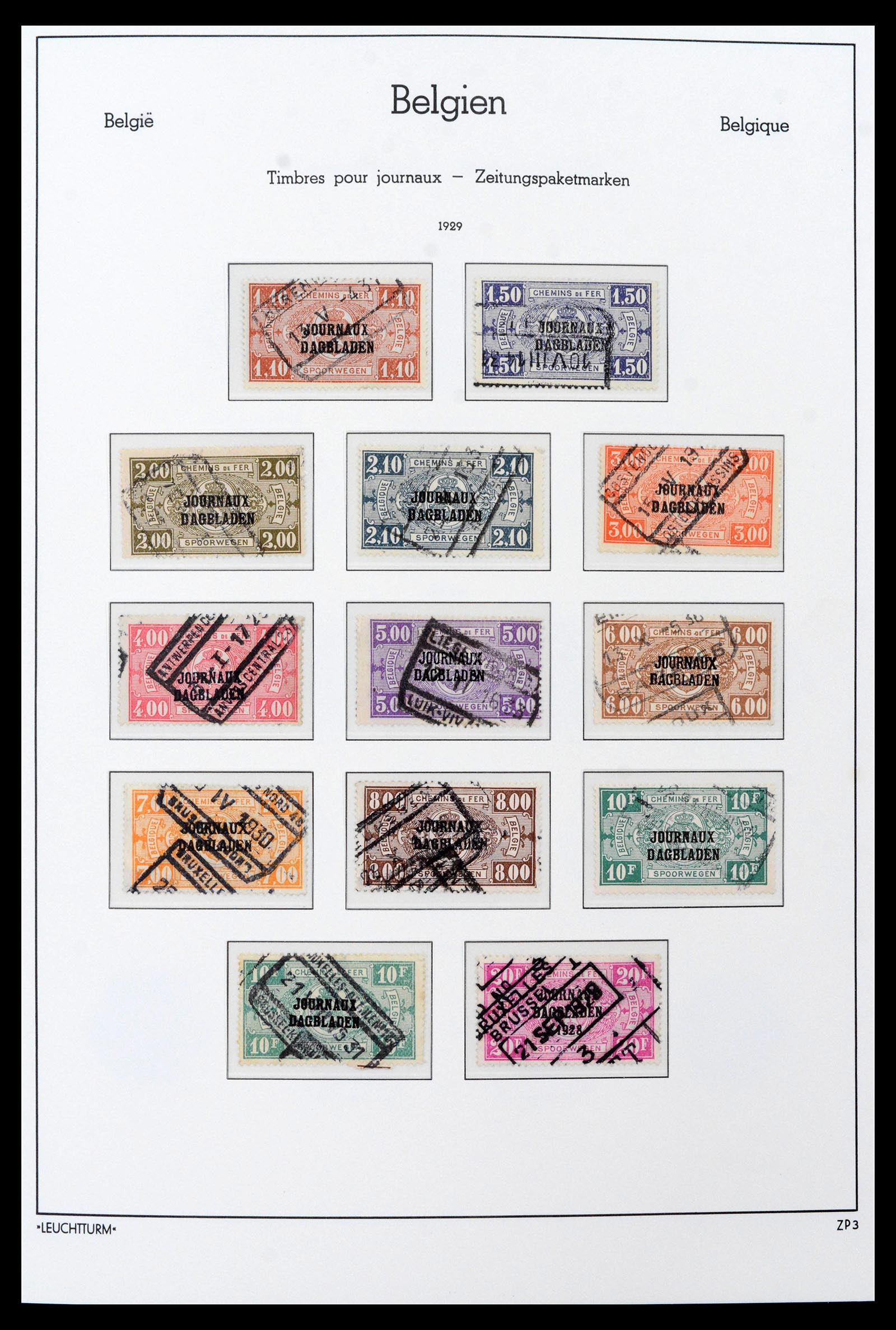 39137 0127 - Postzegelverzameling 39137 België 1849-2002.