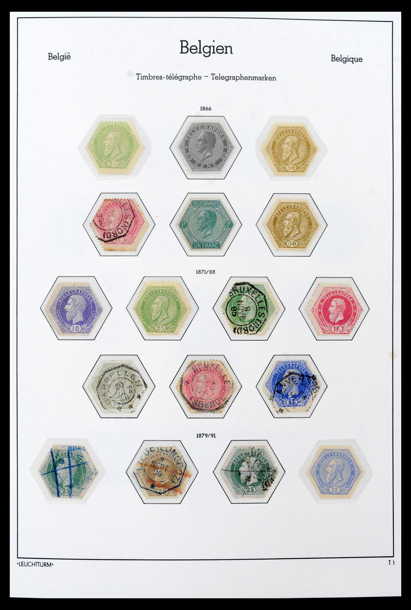 39137 0128 - Postzegelverzameling 39137 België 1849-2002.