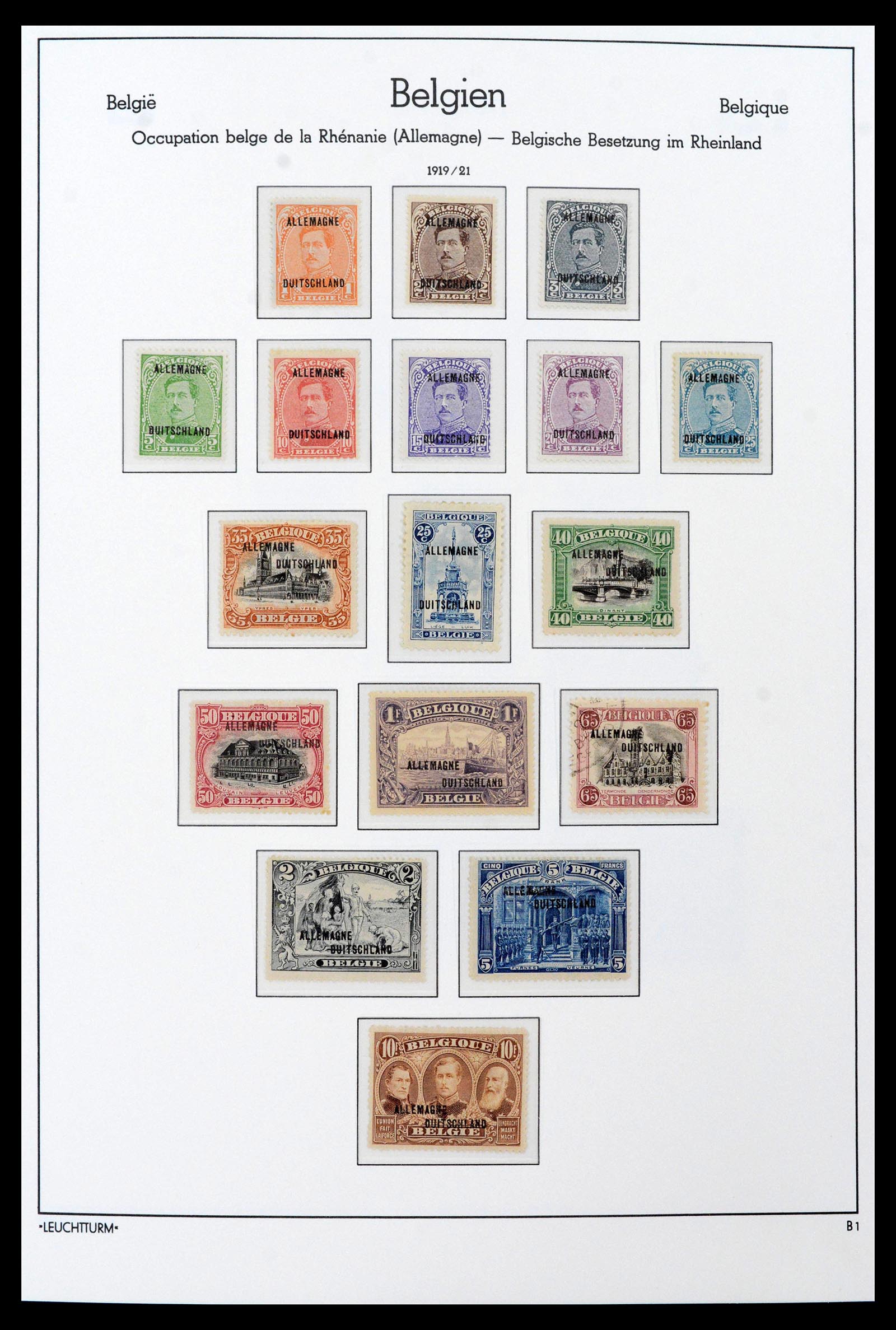 39137 0130 - Postzegelverzameling 39137 België 1849-2002.
