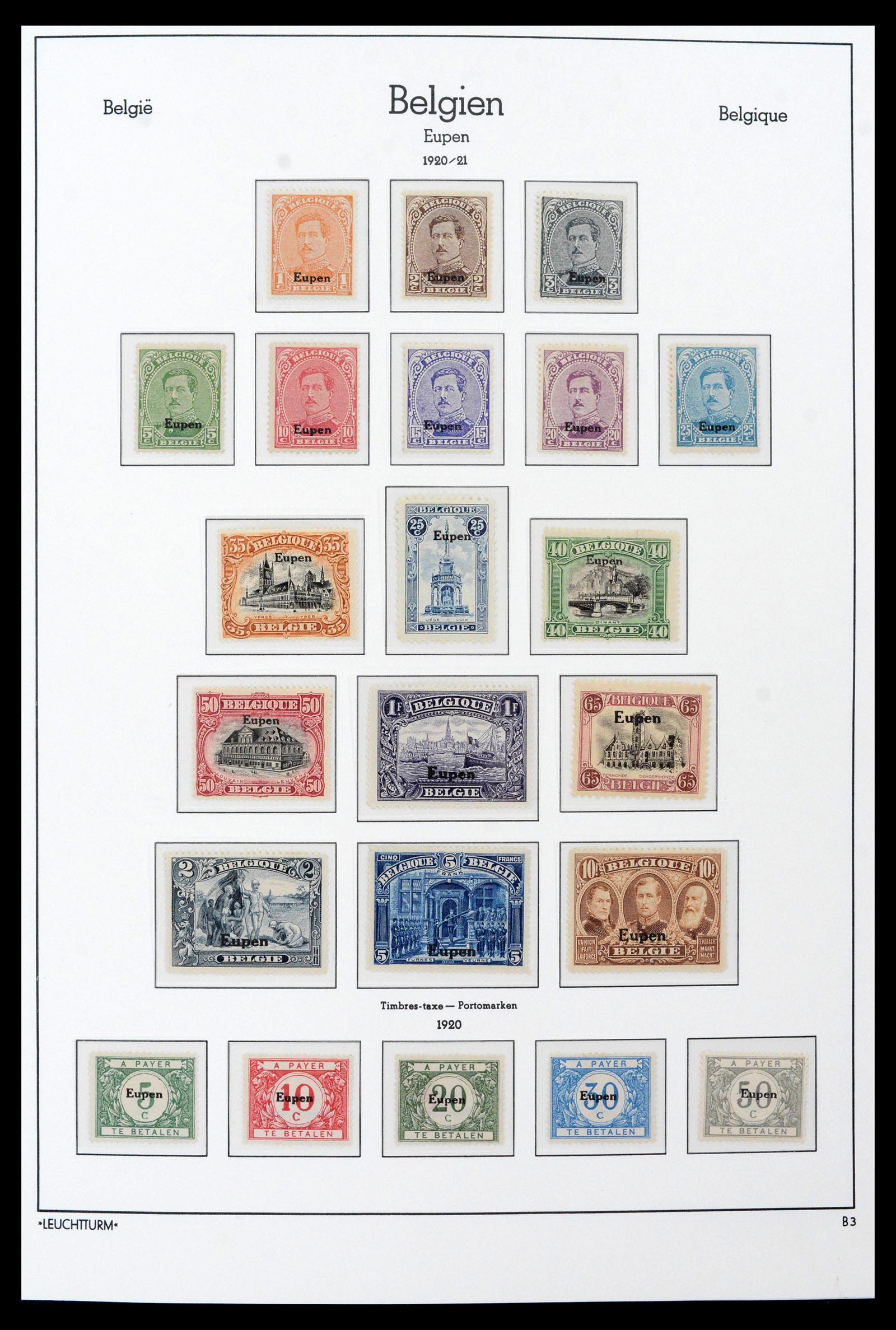 39137 0132 - Postzegelverzameling 39137 België 1849-2002.