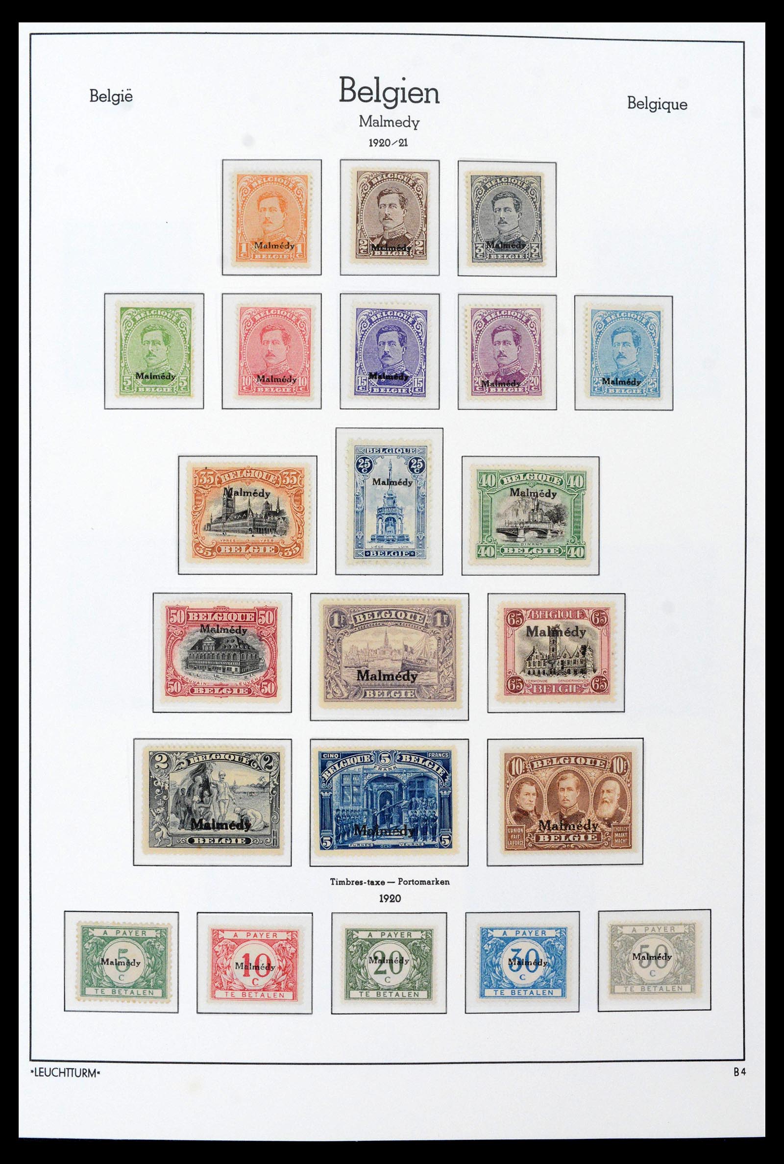 39137 0133 - Postzegelverzameling 39137 België 1849-2002.