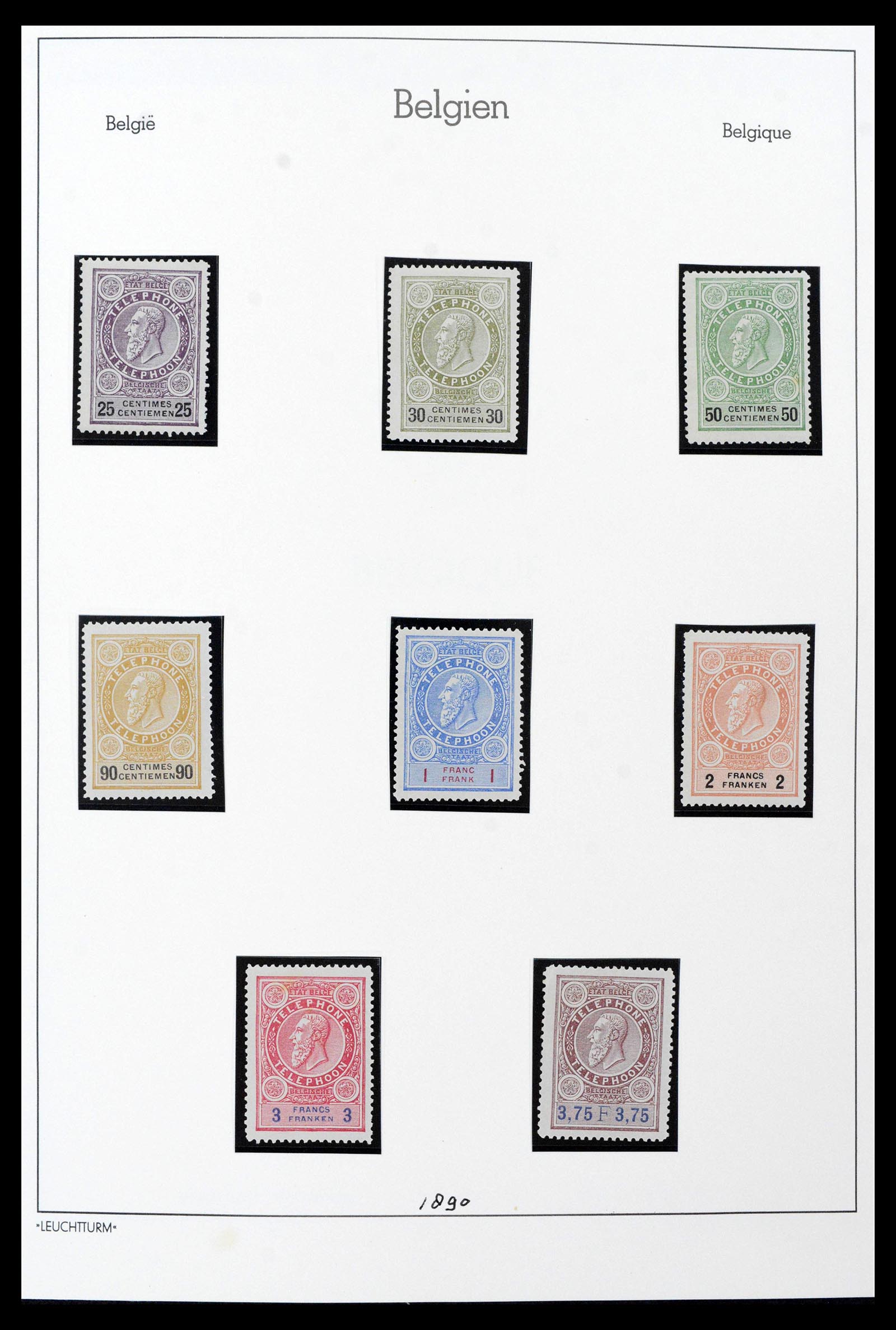 39137 0134 - Postzegelverzameling 39137 België 1849-2002.