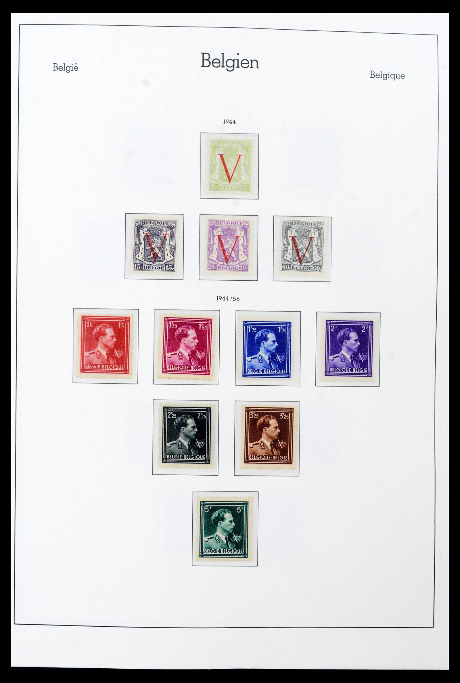 39137 0135 - Postzegelverzameling 39137 België 1849-2002.