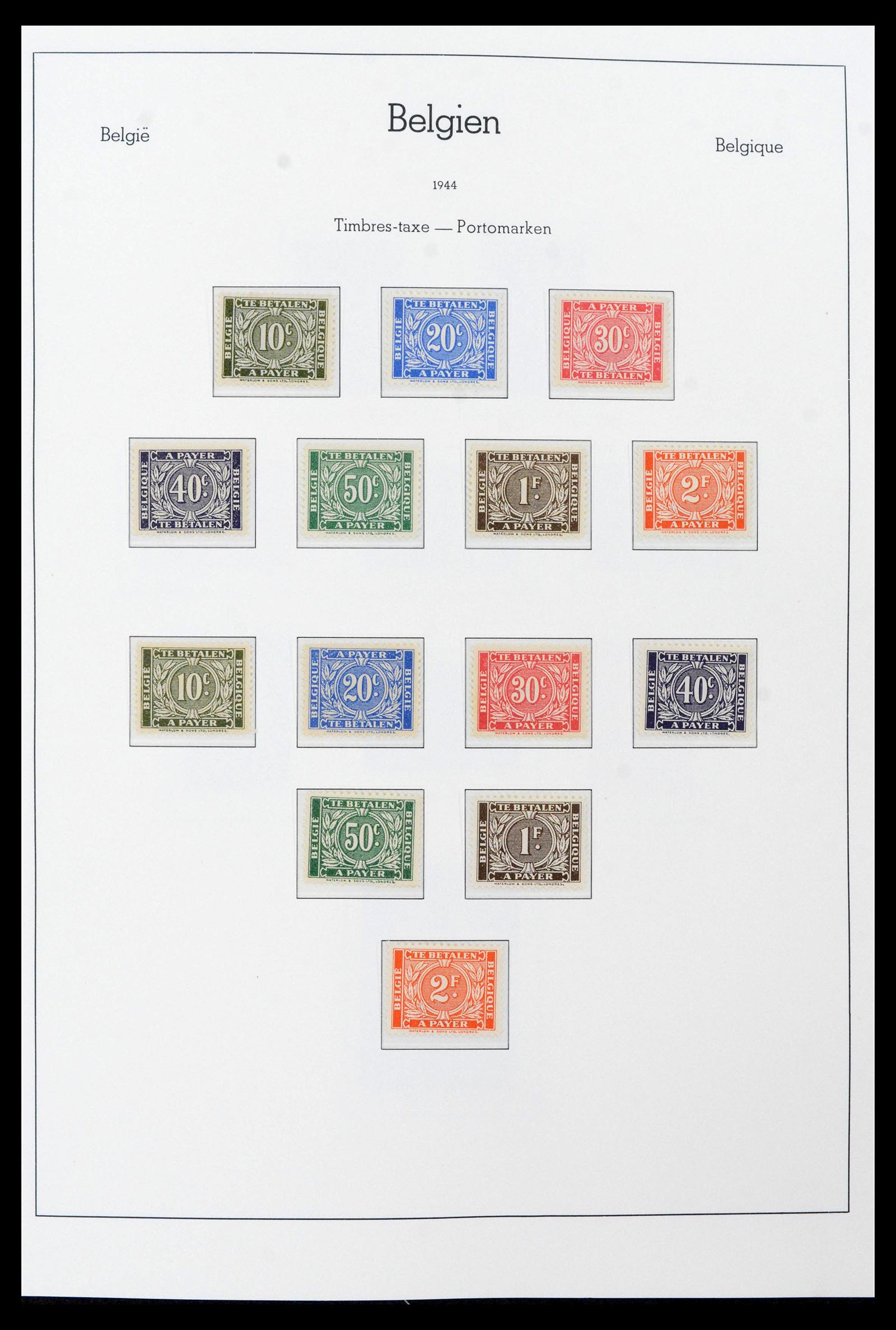 39137 0138 - Postzegelverzameling 39137 België 1849-2002.