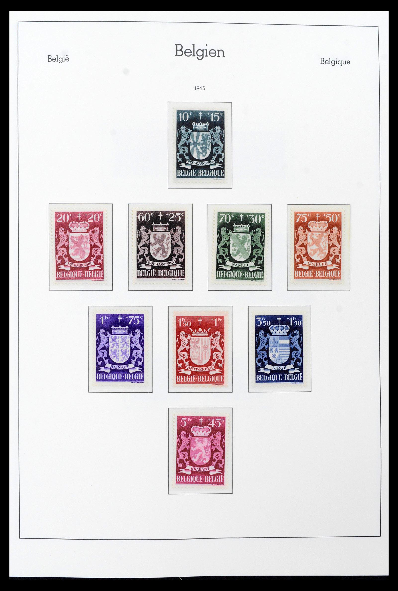 39137 0140 - Postzegelverzameling 39137 België 1849-2002.