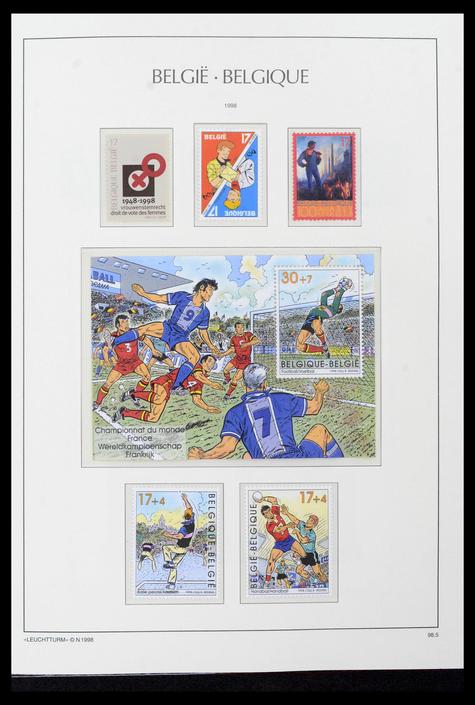 39137 0441 - Stamp collection 39137 Belgium 1849-2002.