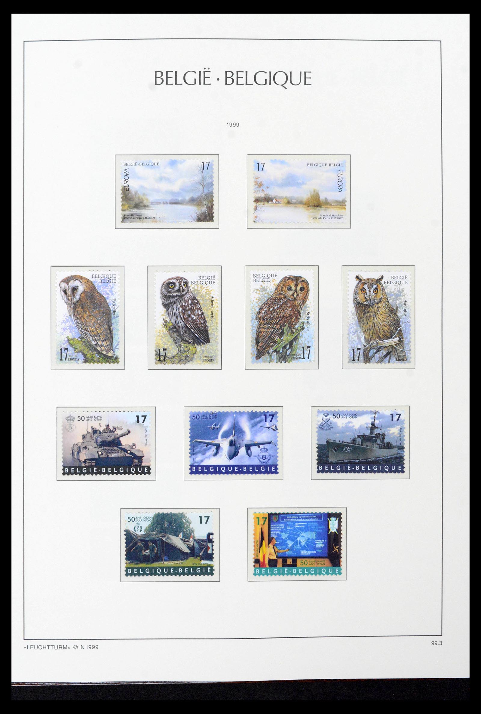 39137 0445 - Postzegelverzameling 39137 België 1849-2002.