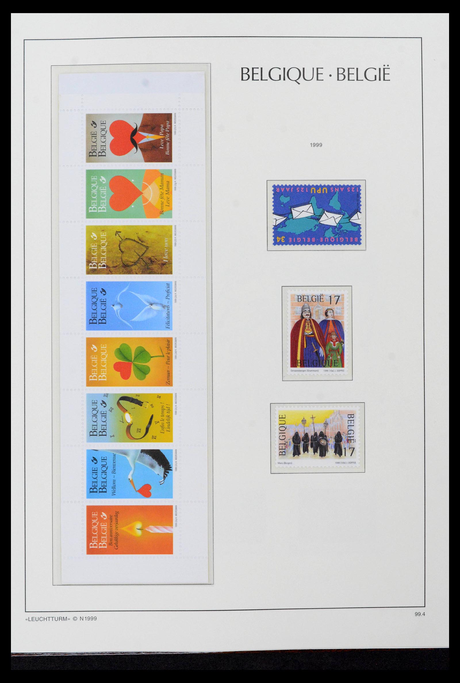 39137 0446 - Postzegelverzameling 39137 België 1849-2002.