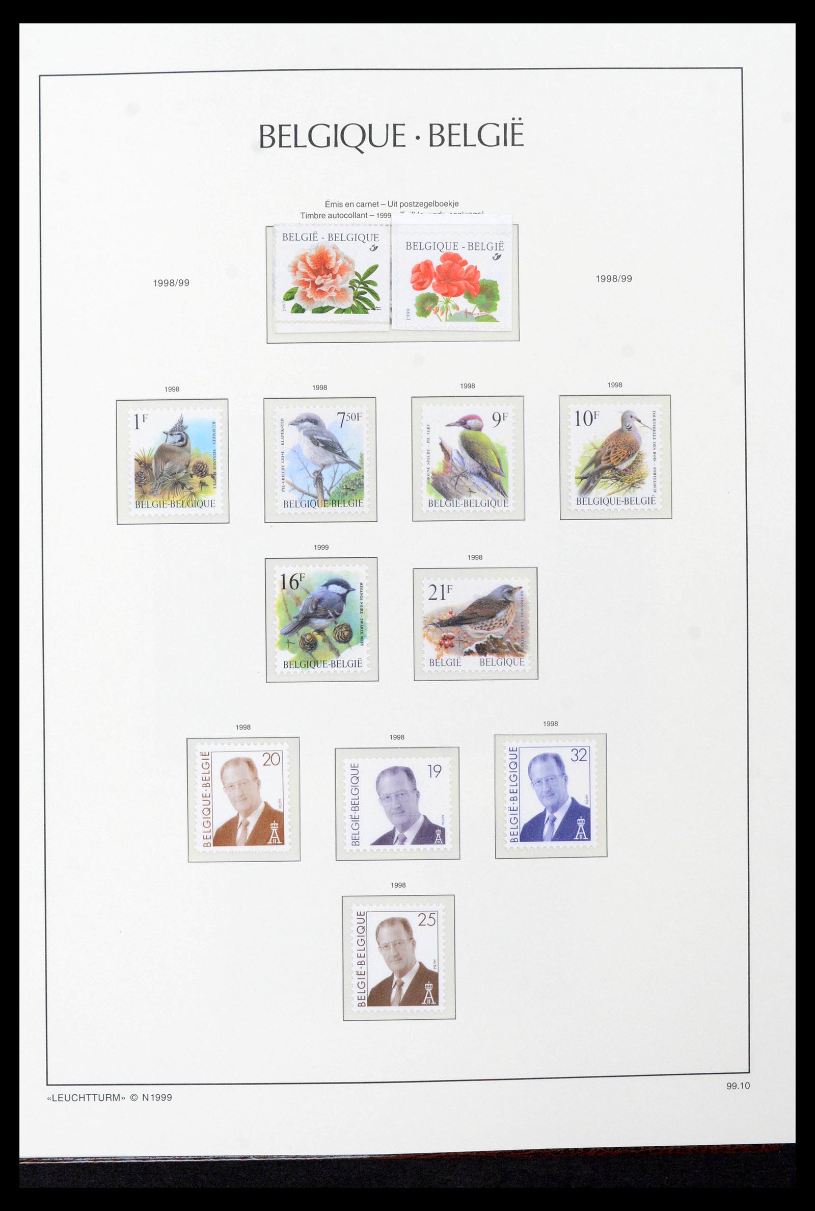 39137 0452 - Stamp collection 39137 Belgium 1849-2002.