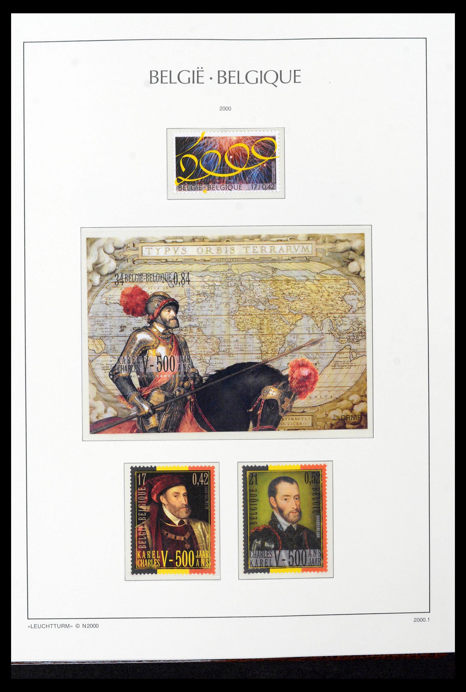 39137 0453 - Stamp collection 39137 Belgium 1849-2002.