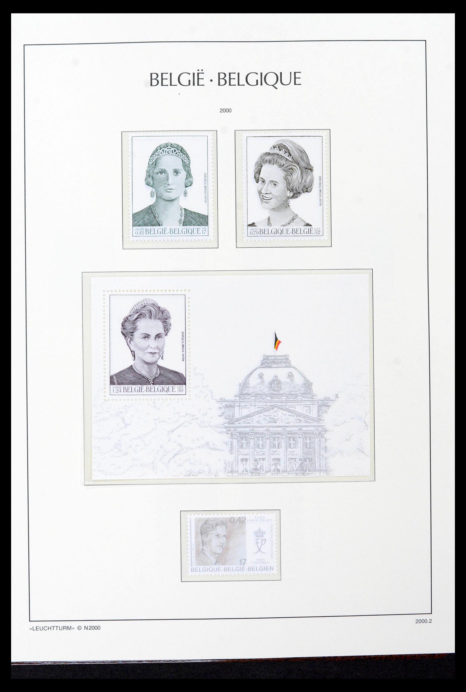 39137 0455 - Stamp collection 39137 Belgium 1849-2002.