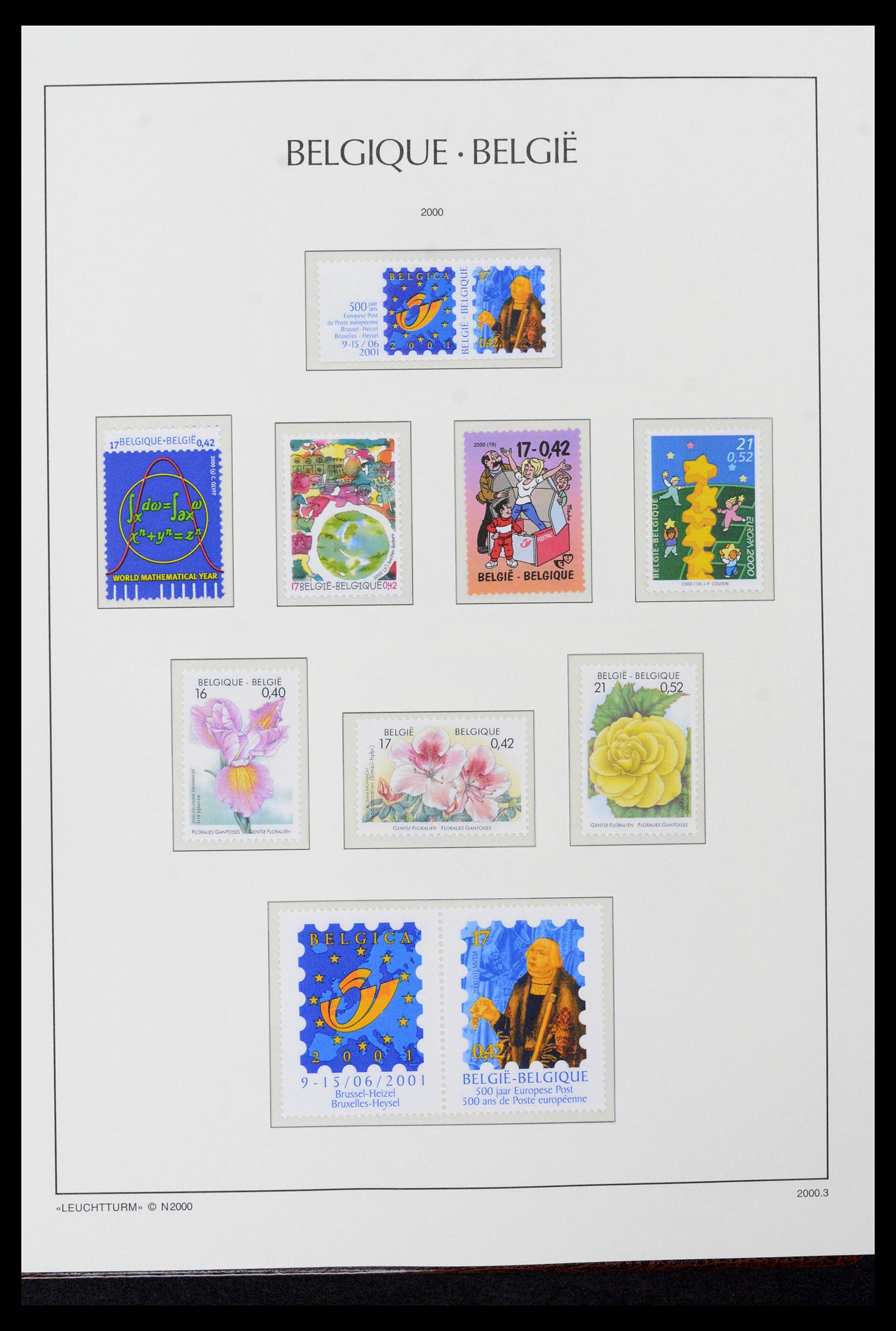 39137 0456 - Stamp collection 39137 Belgium 1849-2002.