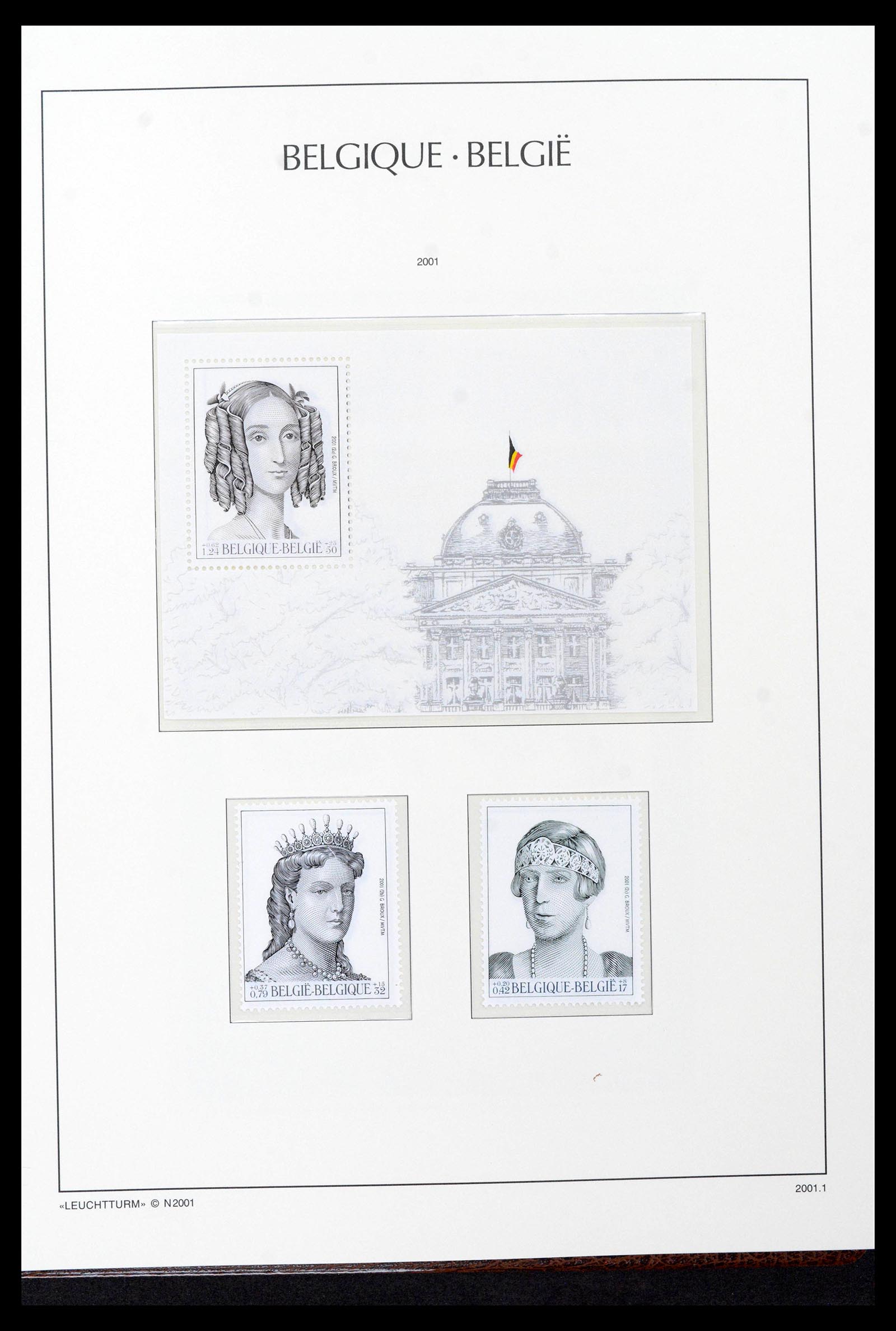 39137 0464 - Stamp collection 39137 Belgium 1849-2002.