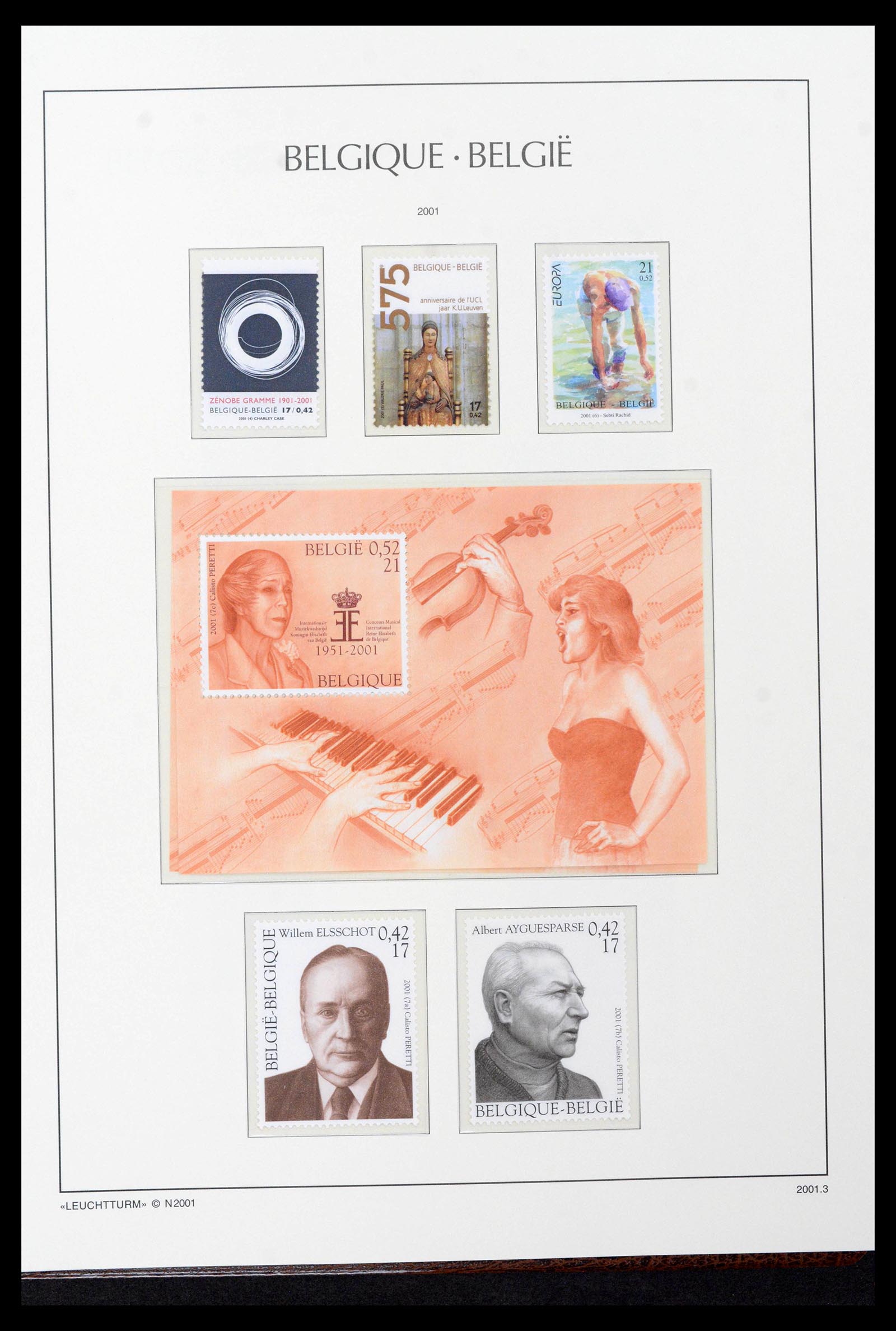 39137 0466 - Stamp collection 39137 Belgium 1849-2002.