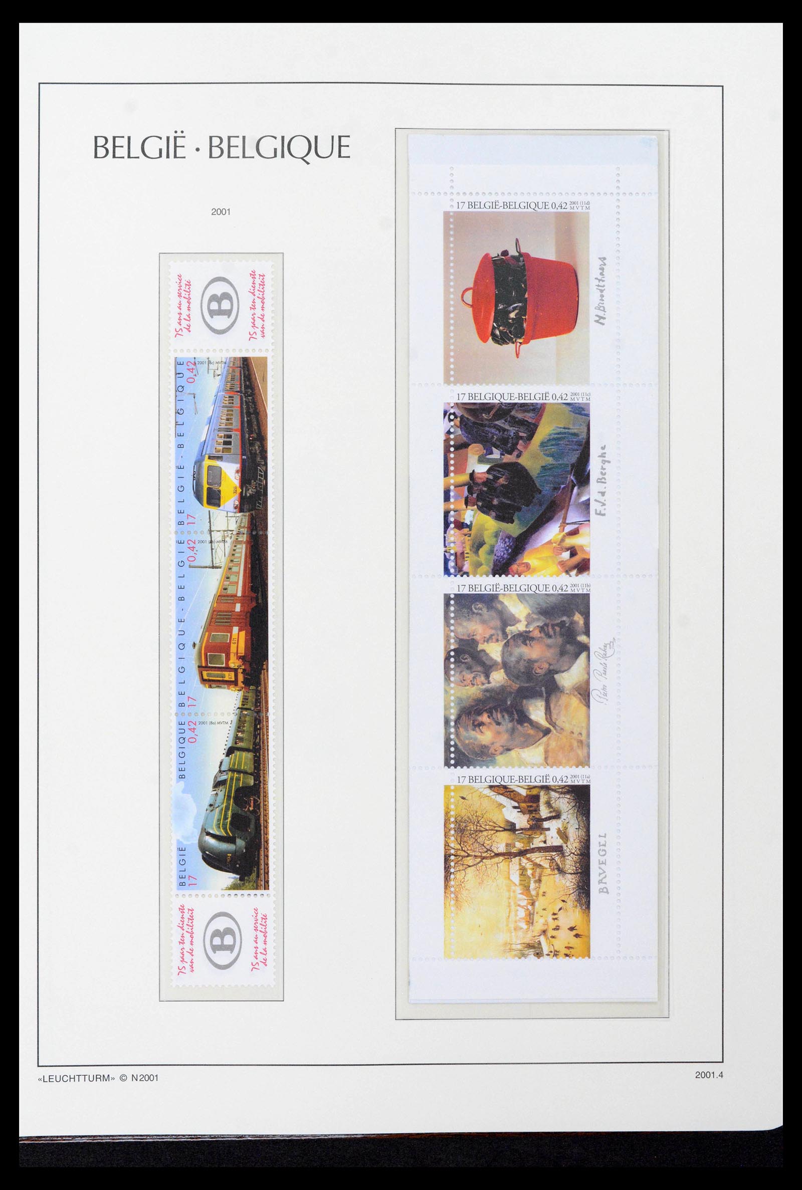 39137 0467 - Stamp collection 39137 Belgium 1849-2002.