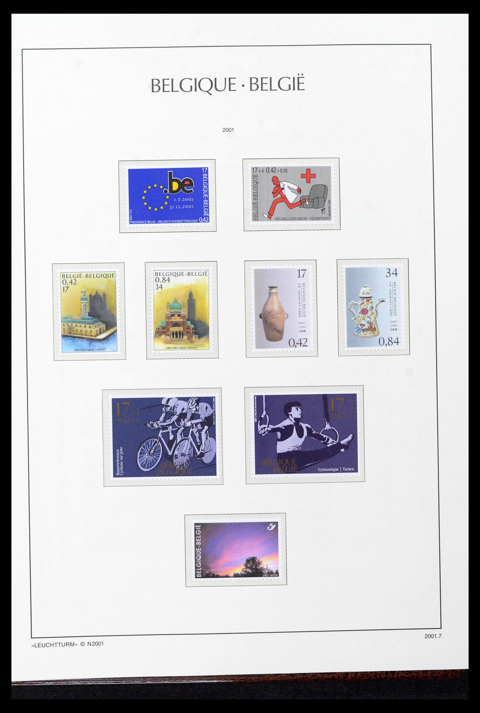 39137 0470 - Postzegelverzameling 39137 België 1849-2002.
