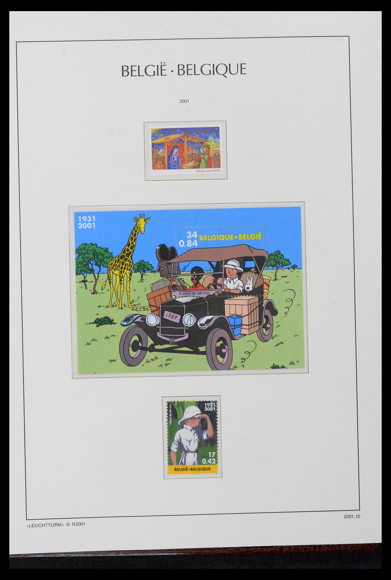 39137 0473 - Postzegelverzameling 39137 België 1849-2002.