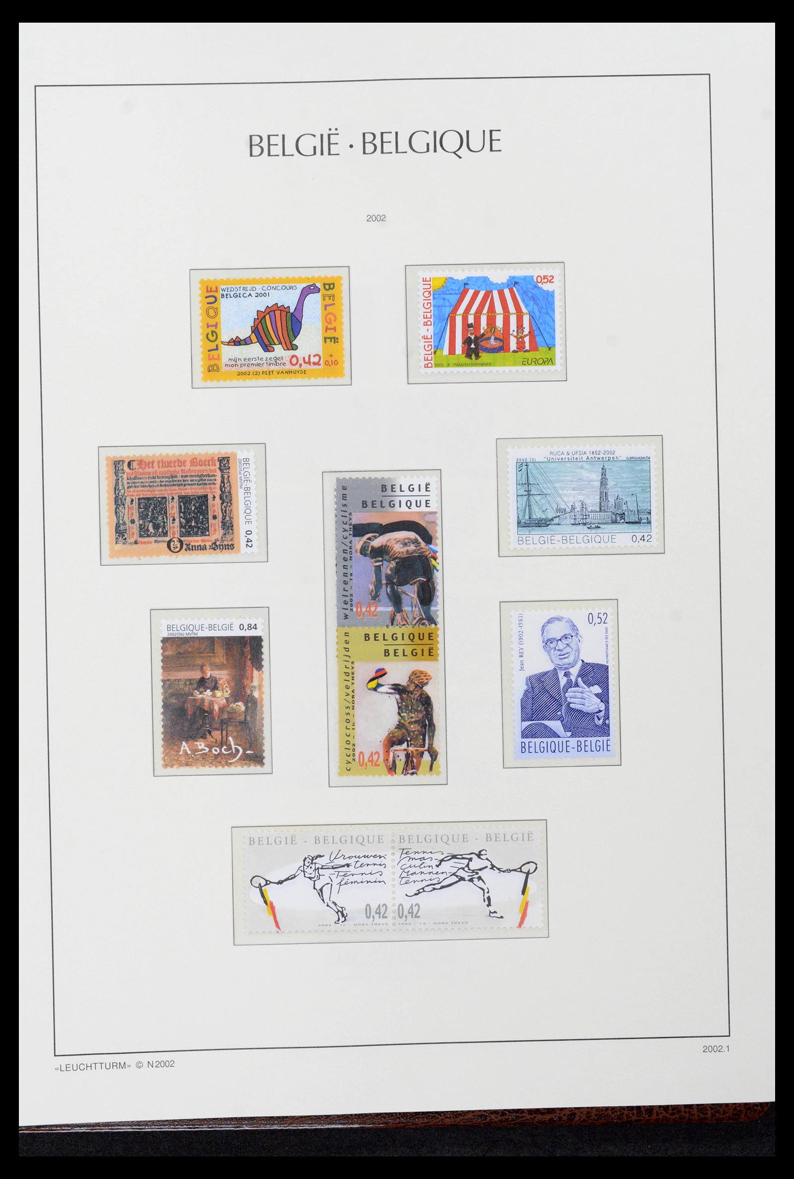 39137 0475 - Stamp collection 39137 Belgium 1849-2002.