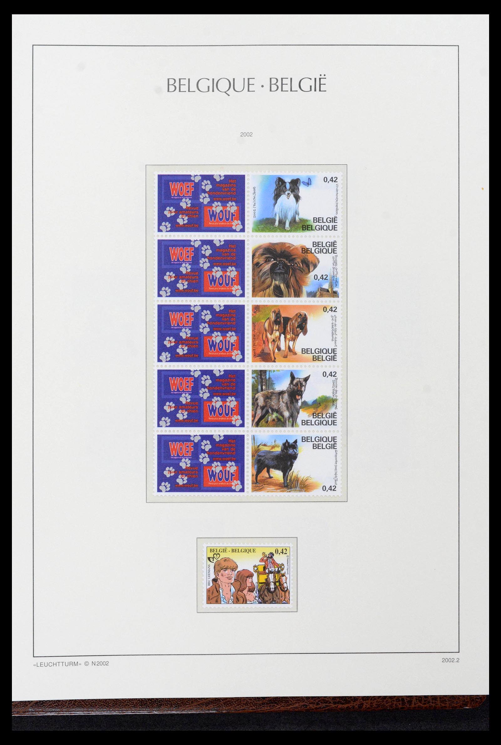 39137 0476 - Stamp collection 39137 Belgium 1849-2002.