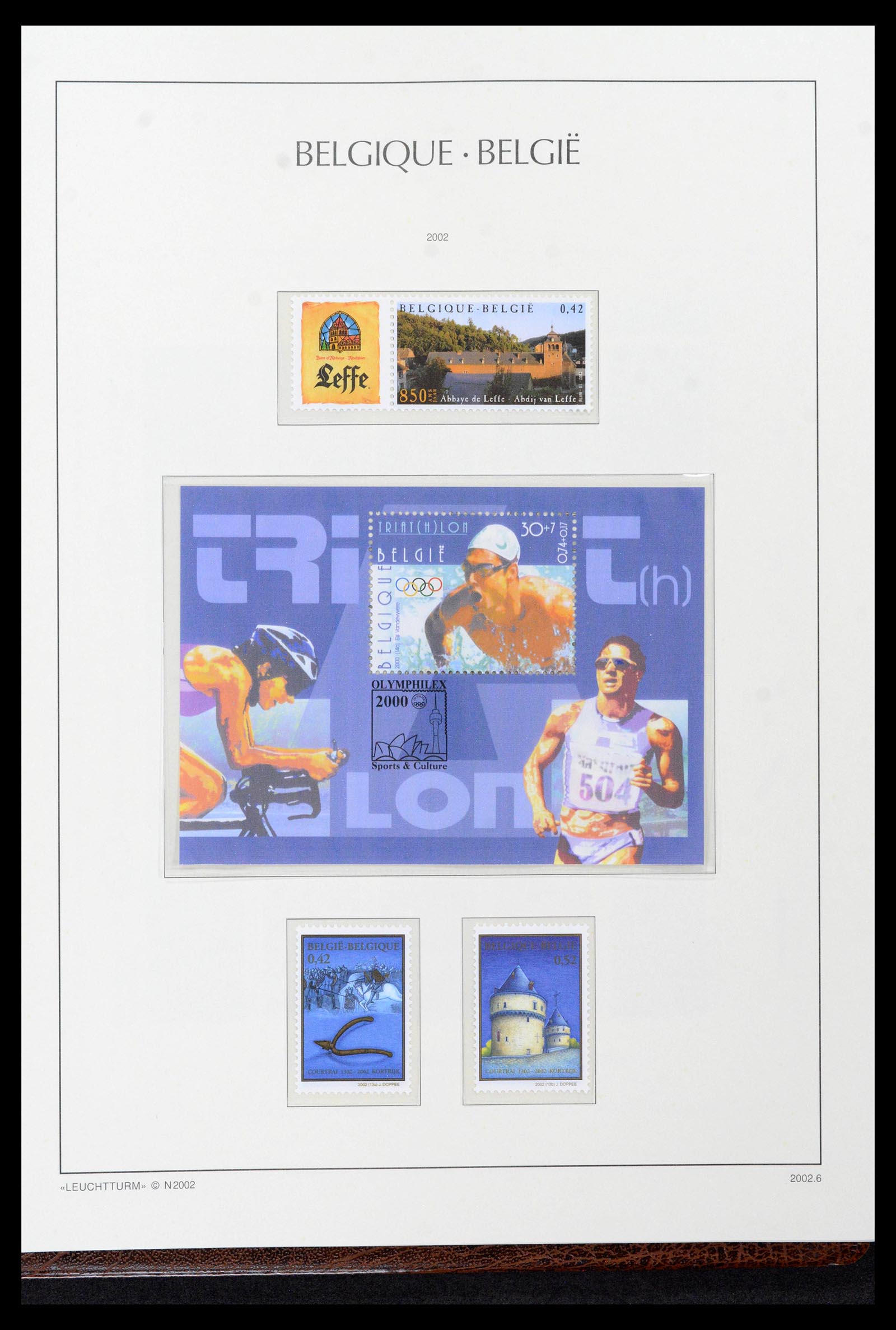 39137 0480 - Postzegelverzameling 39137 België 1849-2002.