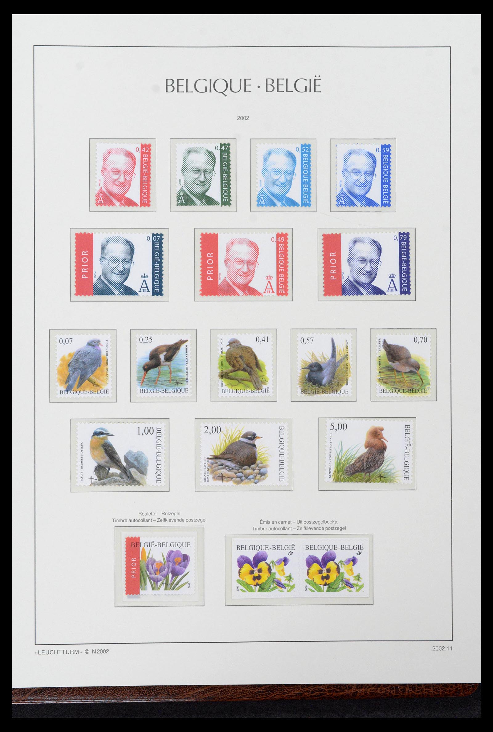 39137 0485 - Stamp collection 39137 Belgium 1849-2002.