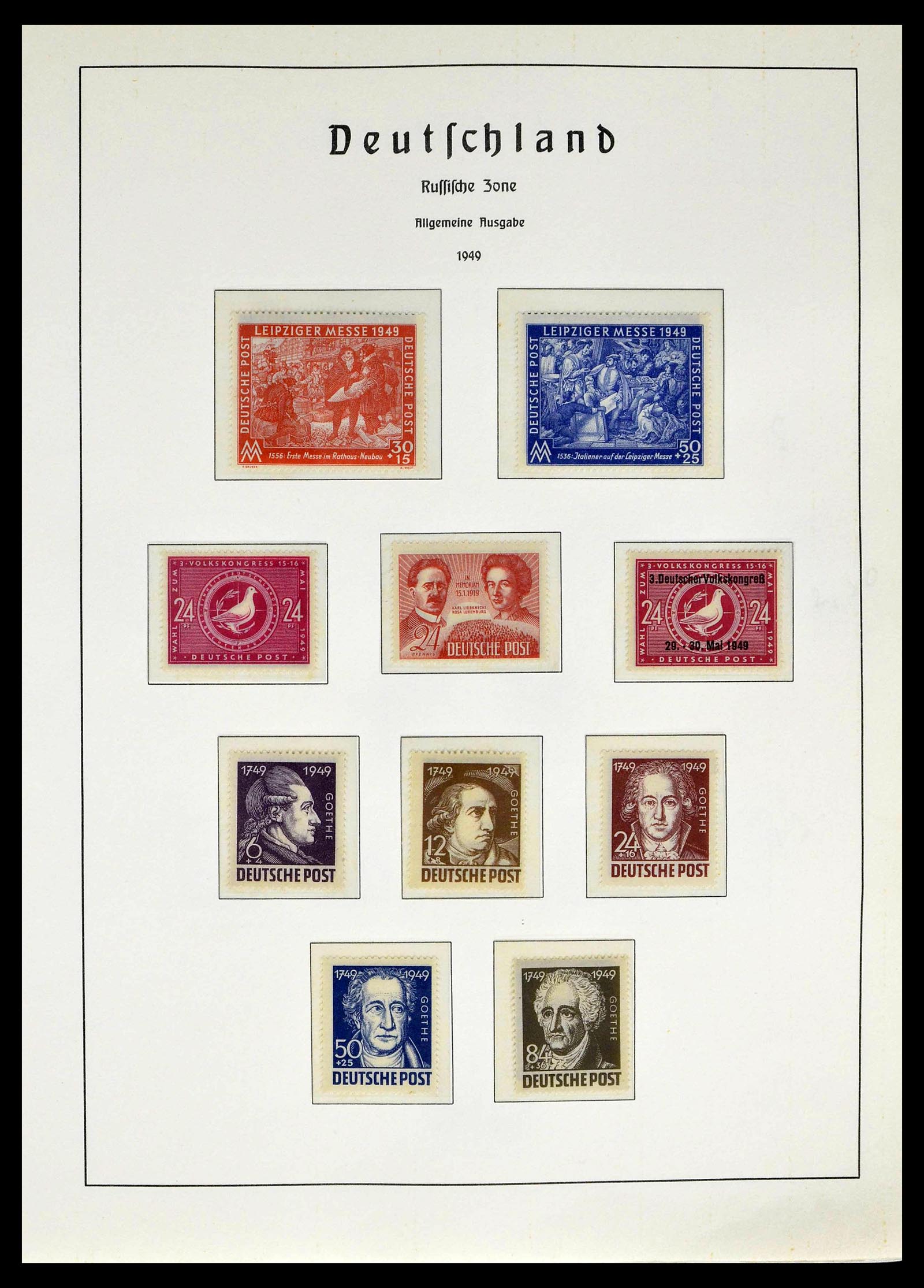 39138 0001 - Stamp collection 39138 GDR 1949-1990.