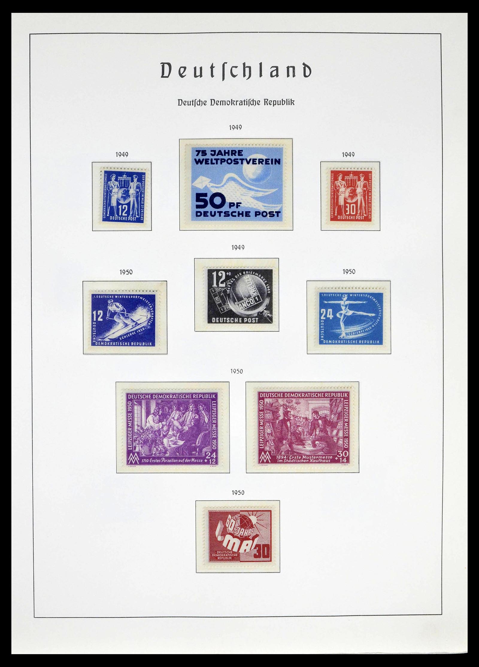 39138 0003 - Stamp collection 39138 GDR 1949-1990.
