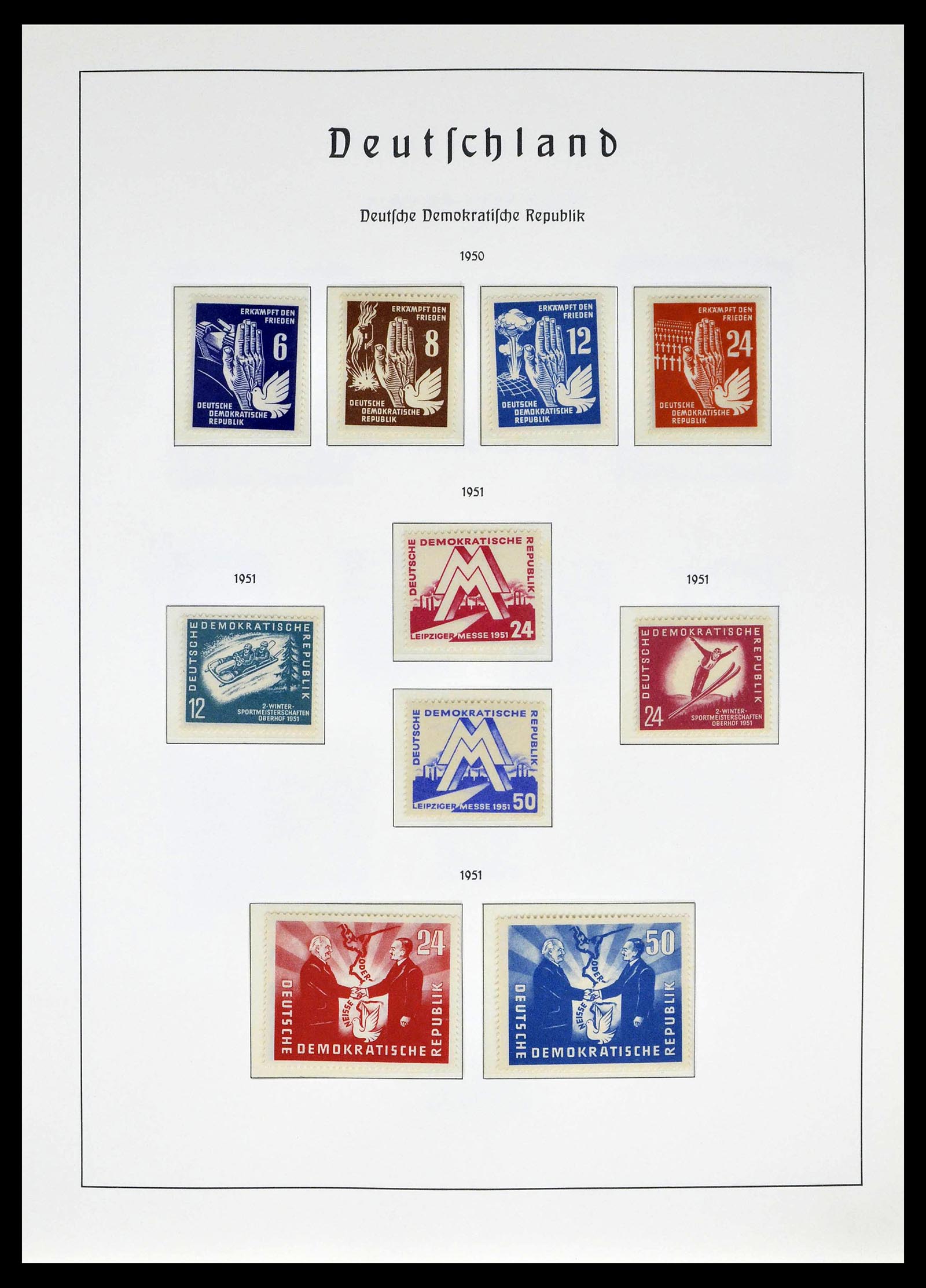 39138 0006 - Stamp collection 39138 GDR 1949-1990.