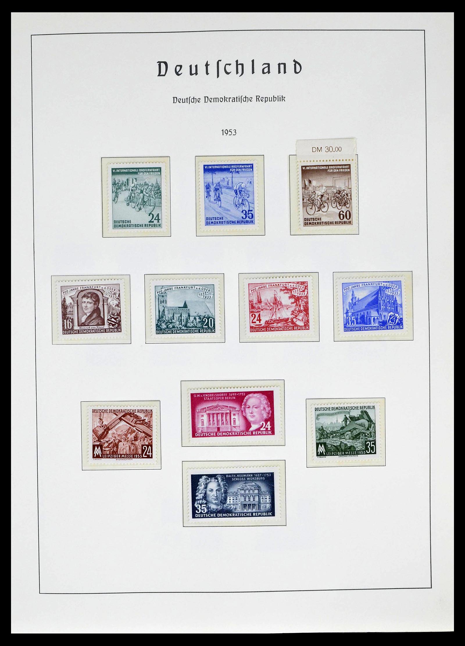 39138 0012 - Stamp collection 39138 GDR 1949-1990.