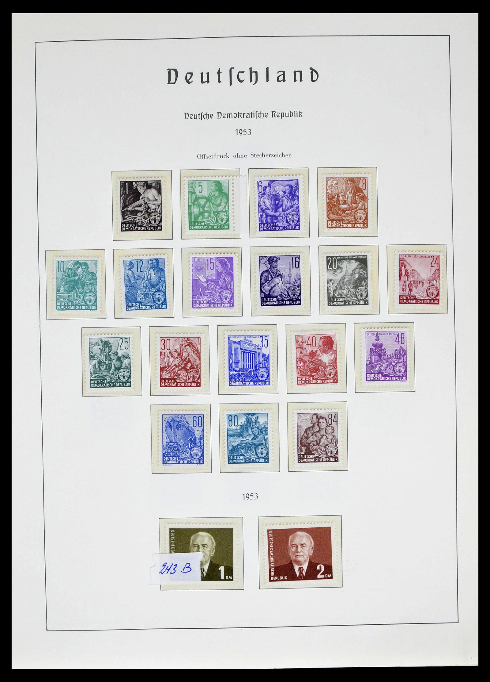 39138 0013 - Stamp collection 39138 GDR 1949-1990.
